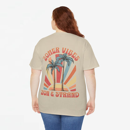 Zomer T-shirt voor Dames - Skrrtshirt Zomervakantie Oversized Tee #9 - Zon & Strand