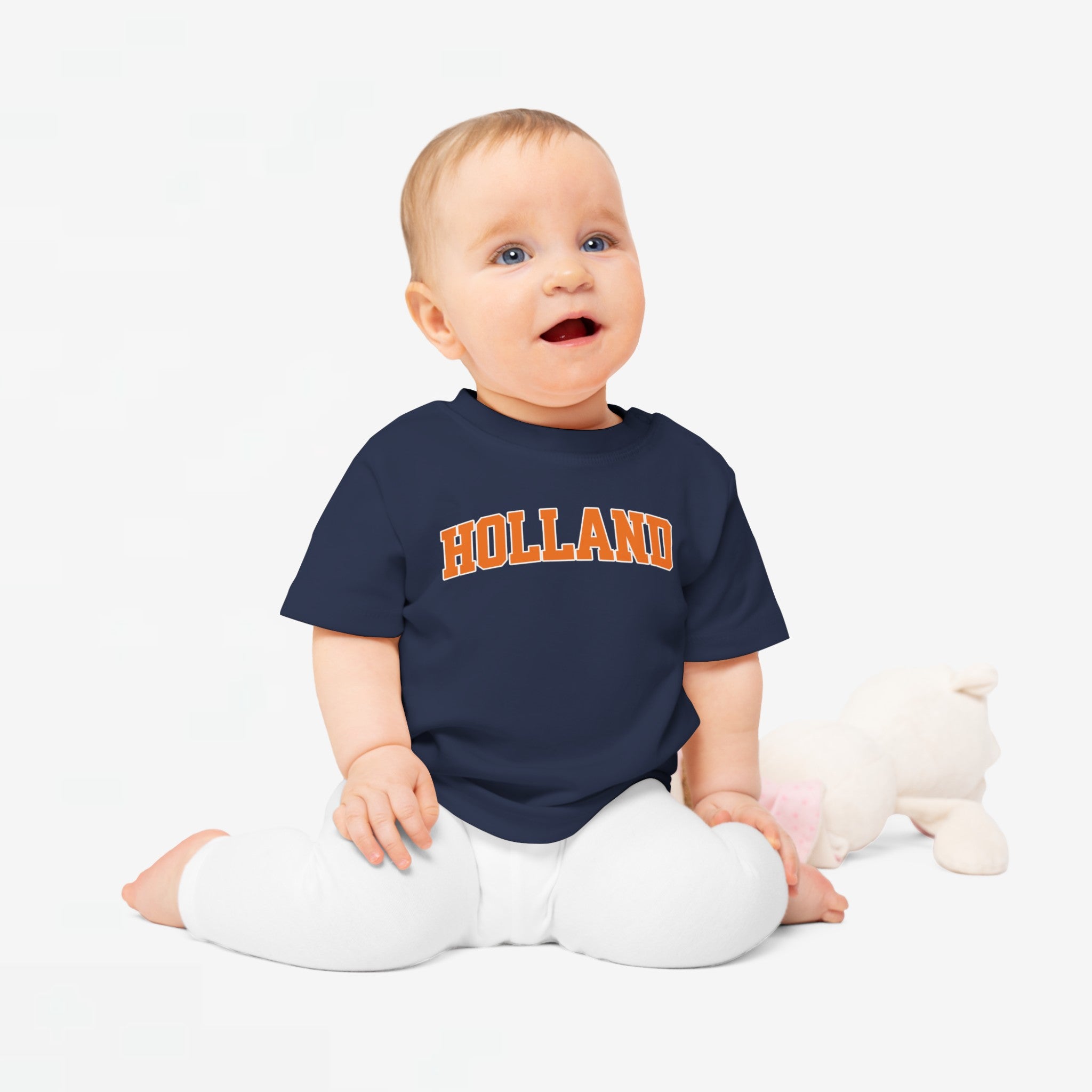 Baby T-shirt voor EK, WK en Koningsdag - HOLLAND