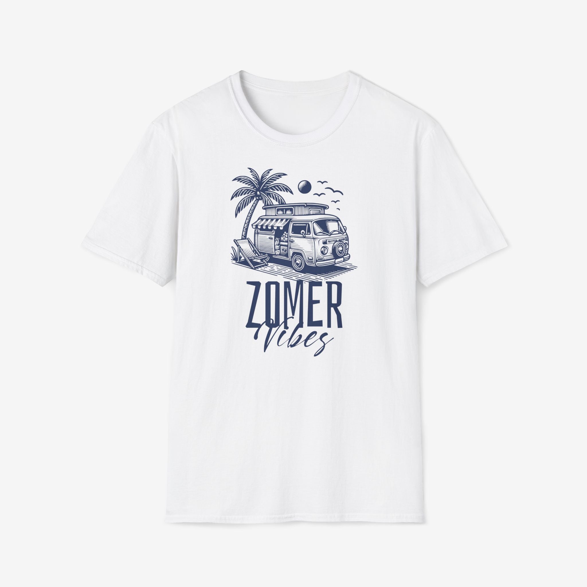 Zomer T-shirt met print - Camper Zomer Vibes | SkrrtShirt