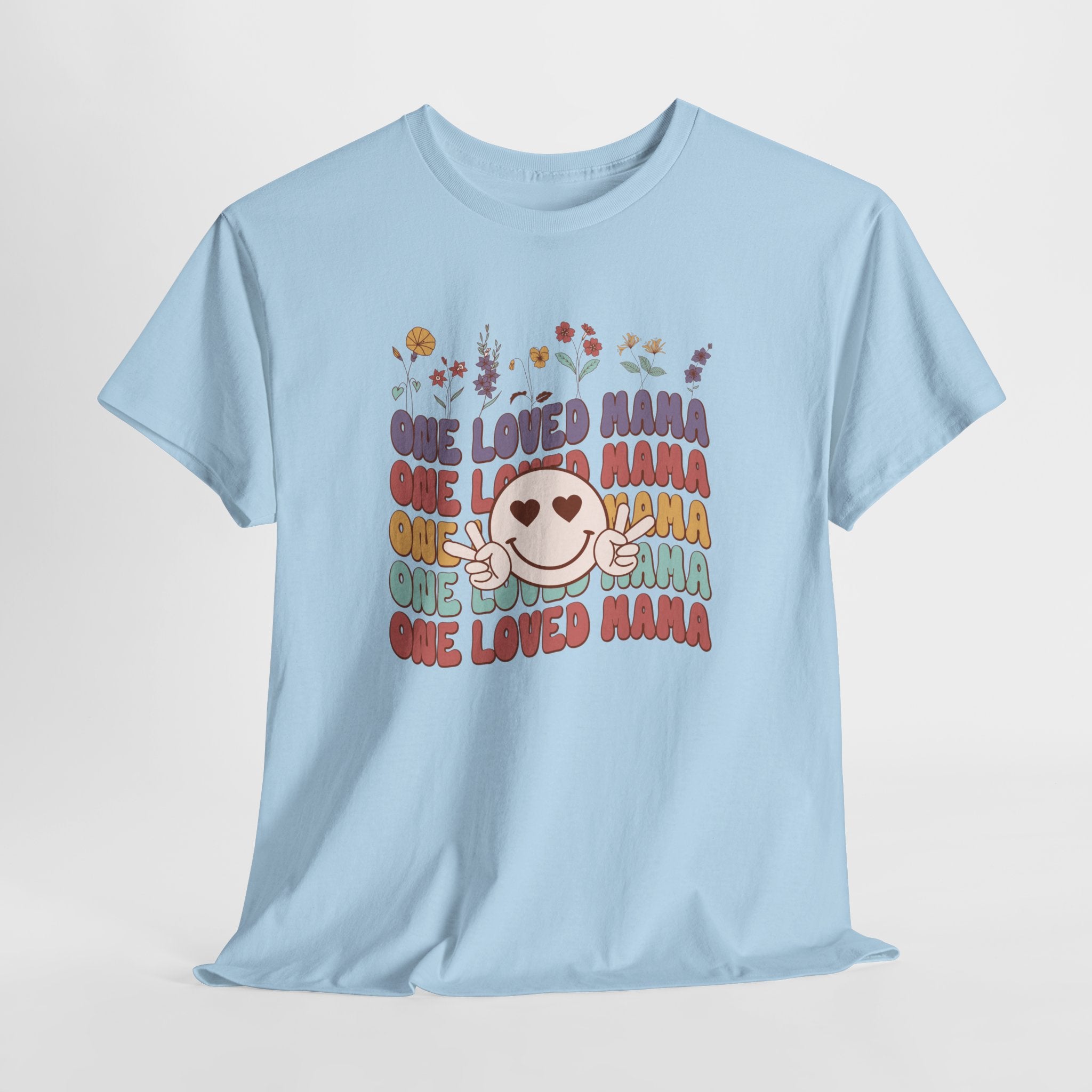 Moederdag Mama Cadeau - T-shirt - One Loved Mama - Oversized - #52