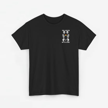 Gay Pride T-shirt - Skelet Echtpaar Till Death Do Us Part - Back Print - Oversized #74