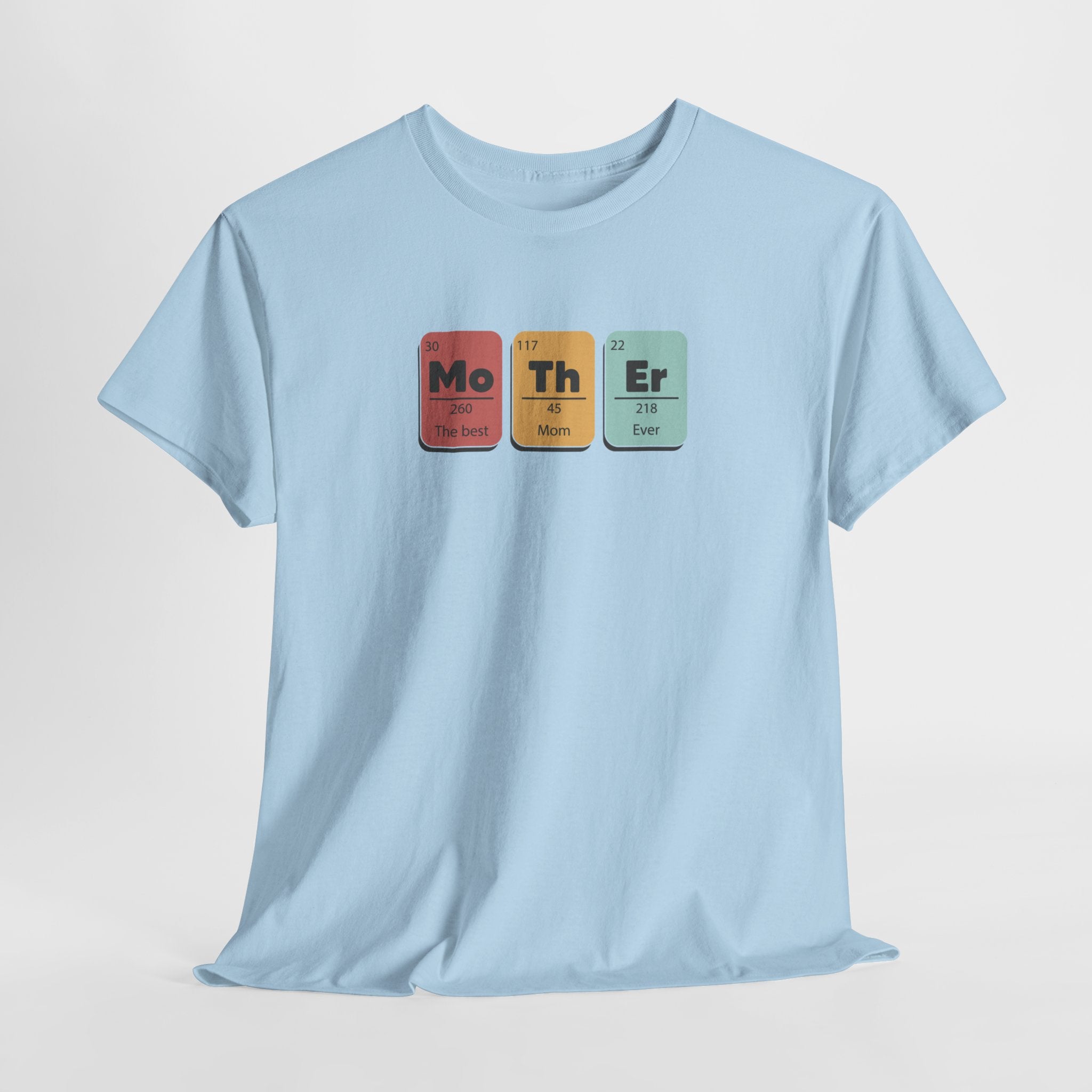 Moederdag Mama Cadeau - T-shirt - Periodiek Systeem Best Mom Ever - Oversized - #56
