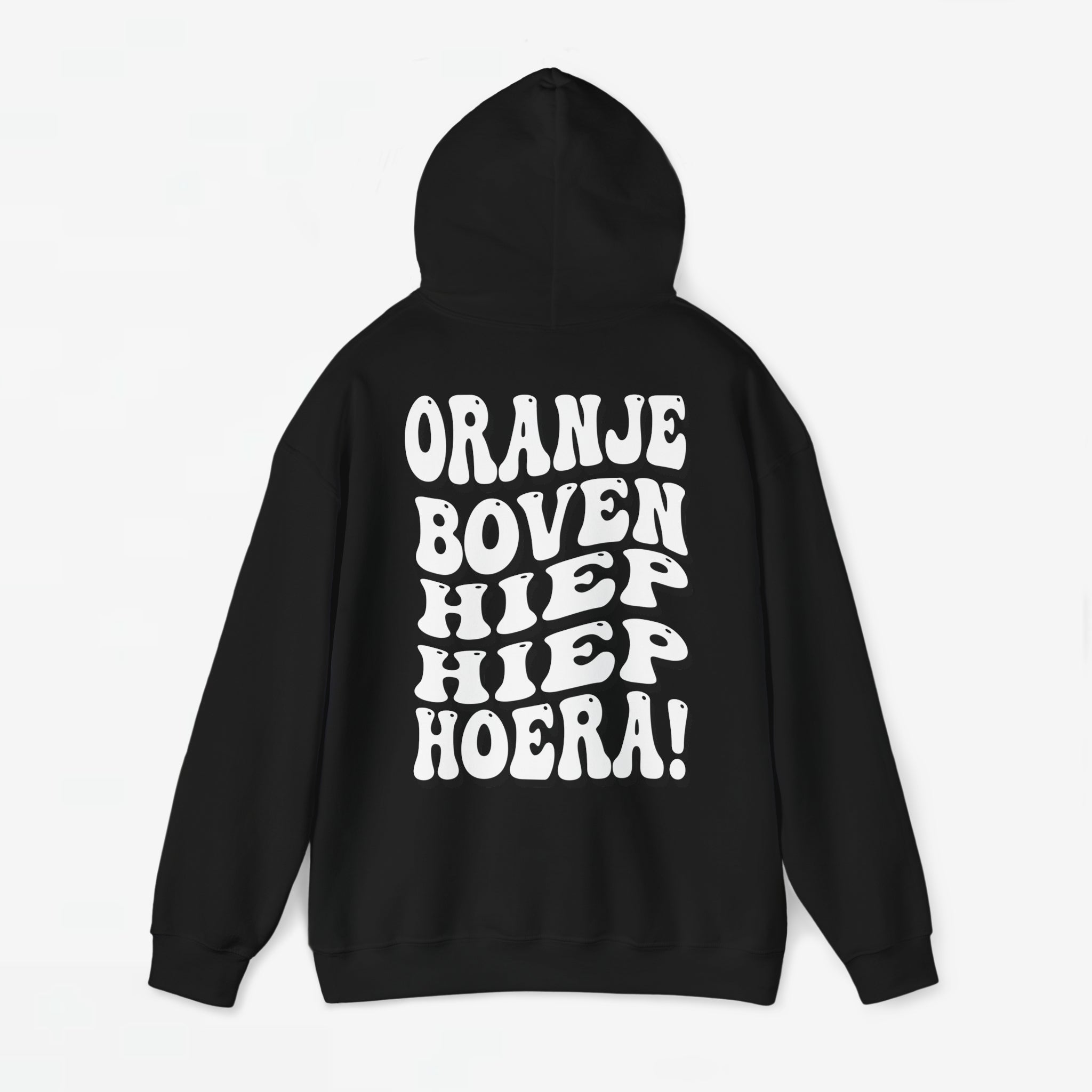 Oranje Boven Hiep Hiep Hoera | Back Print | Koningsdag Hoodie | Oversized