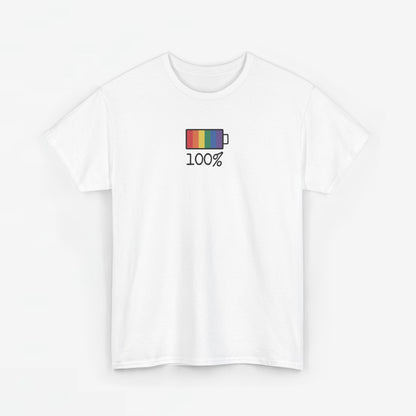 Gay Pride T-shirt - 100% Regenboog - Oversized #33