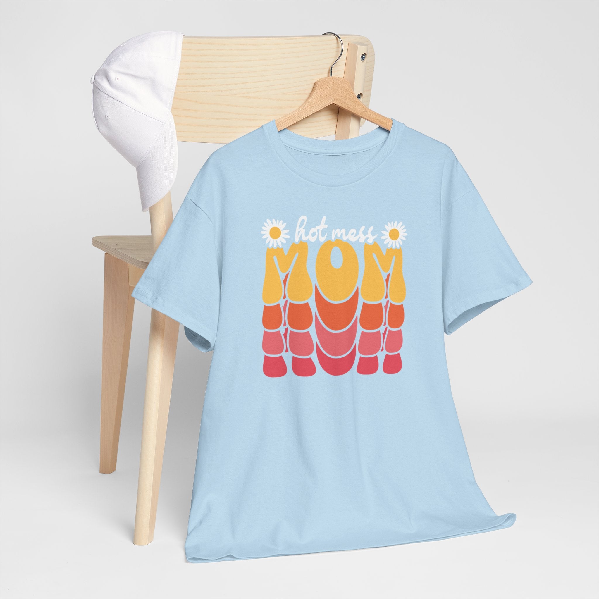 Moederdag Mama Cadeau - T-shirt - Hot Mess Mom - Oversized - #31