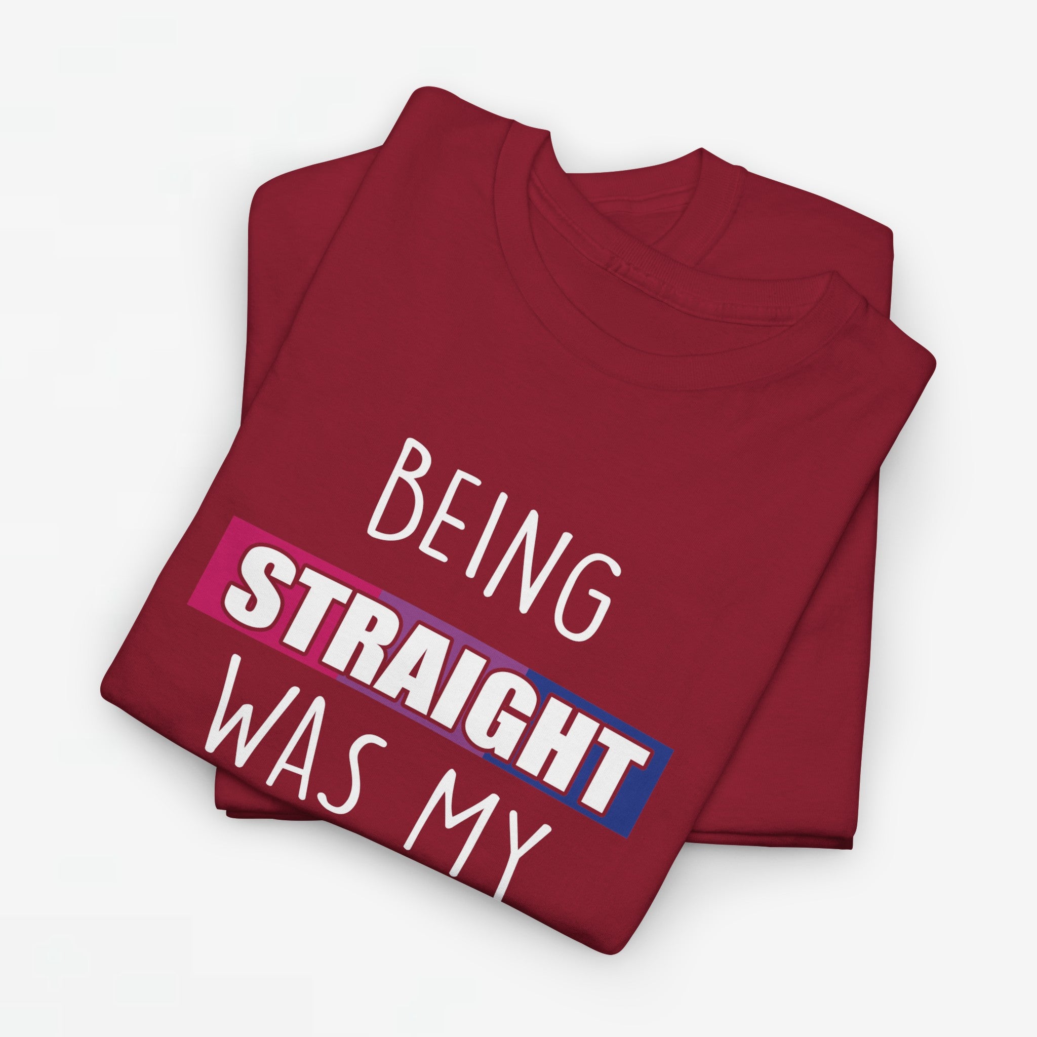 Gay Pride T-shirt - Being Straight Was My Phase - Oversized #61