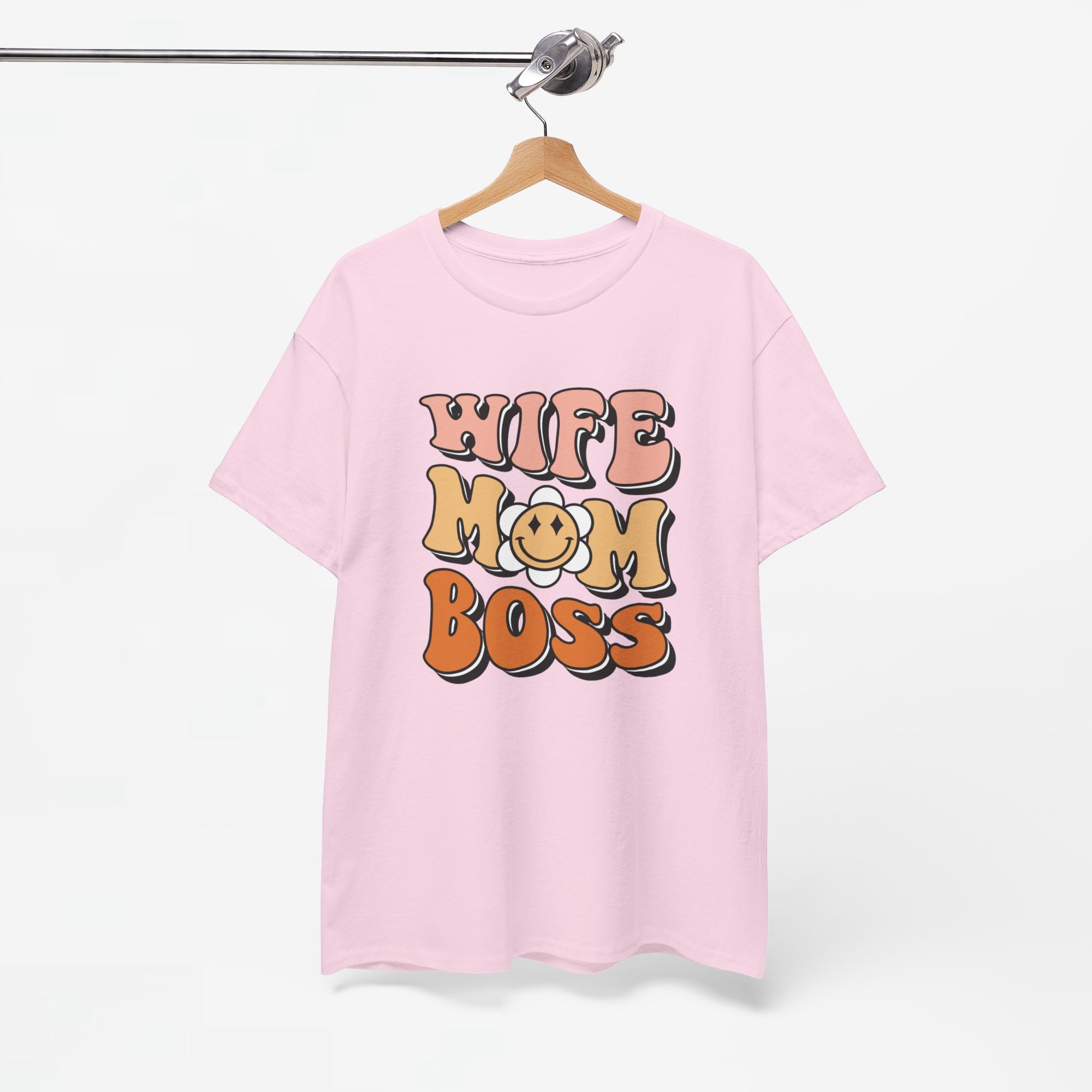 Moederdag Mama Cadeau - T-shirt - Wife Mom Boss - Oversized - #25
