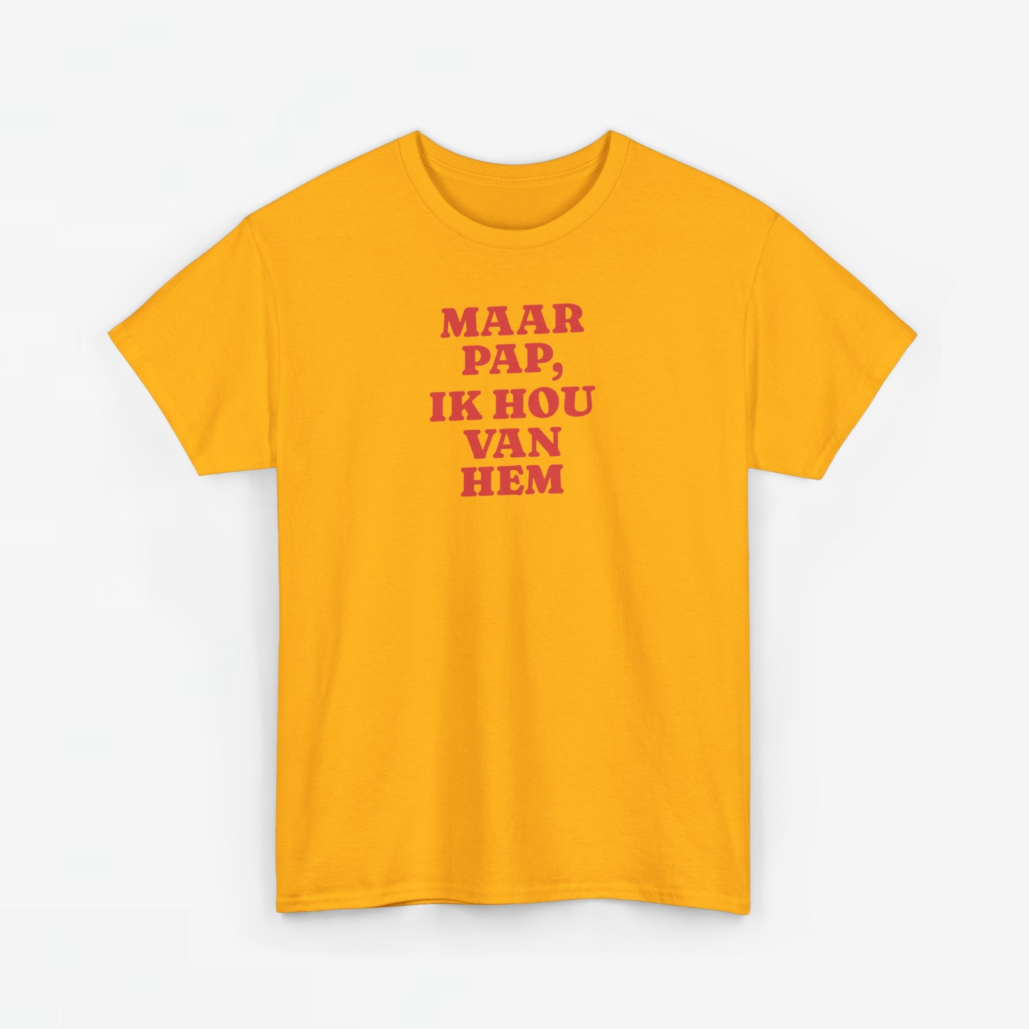 Gay Pride T-shirt -  Maar Pap, Ik Hou Van Hem - Oversized Tee