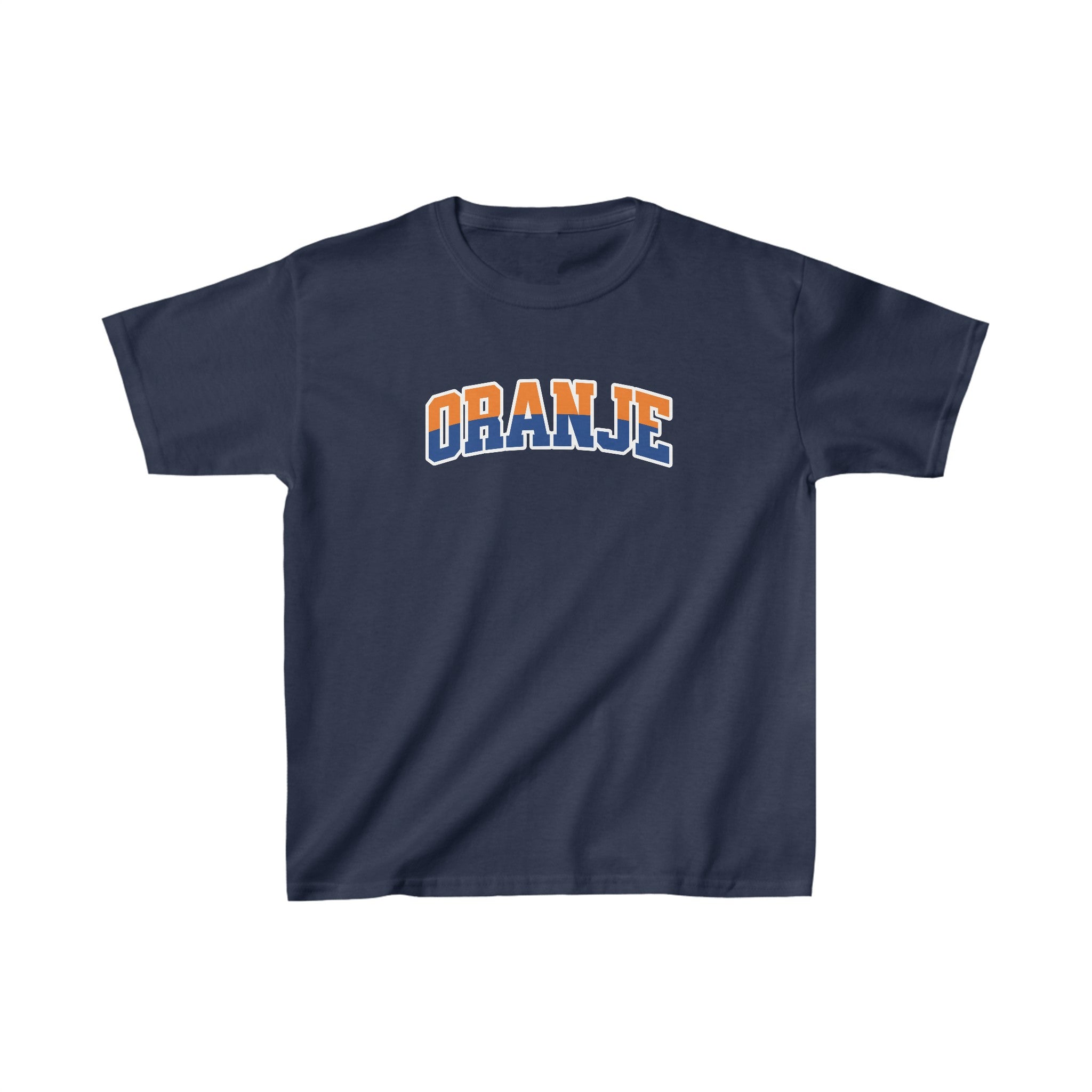 Oranje Cropped T-shirt voor Dames- ORANJE