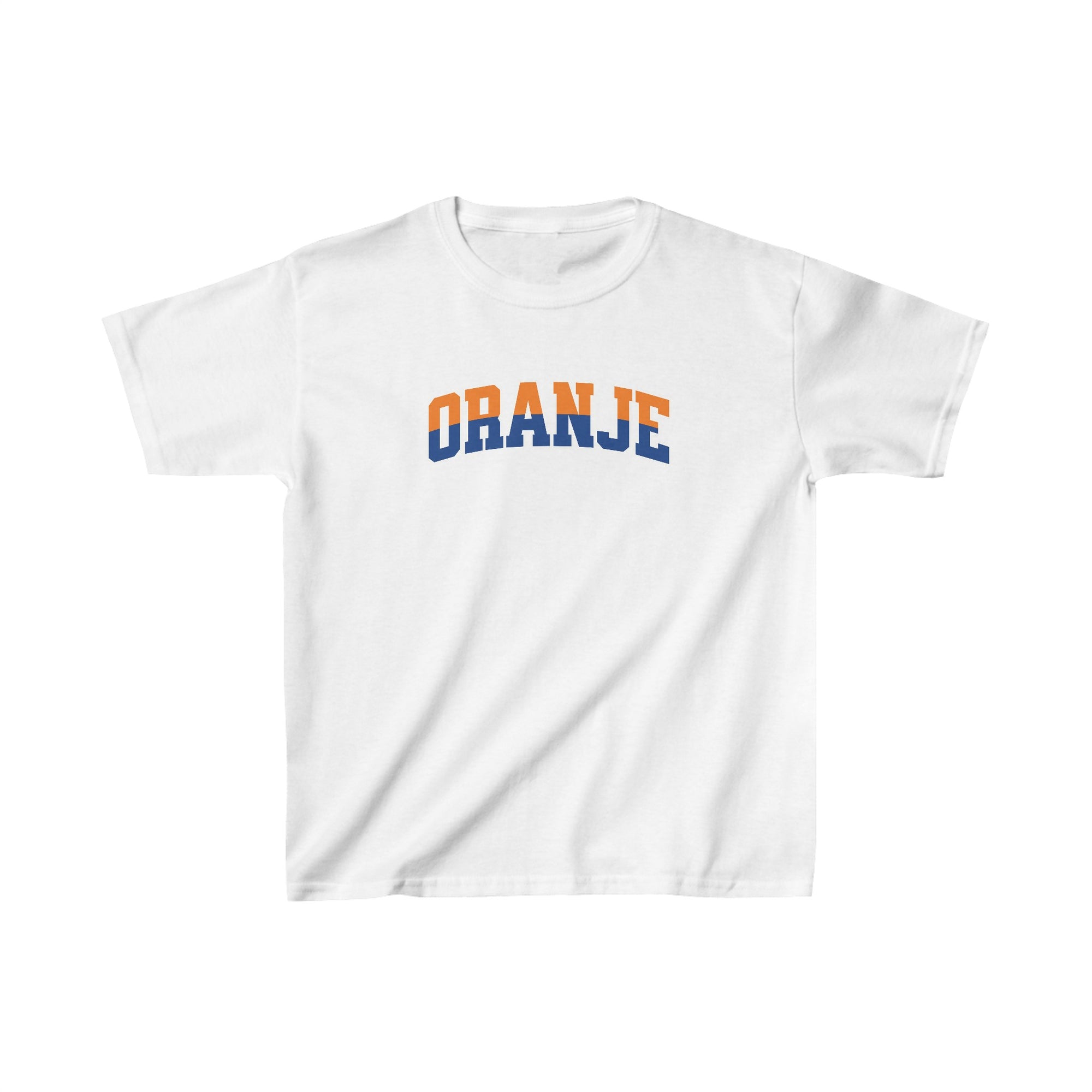 Oranje Cropped T-shirt voor Dames- ORANJE