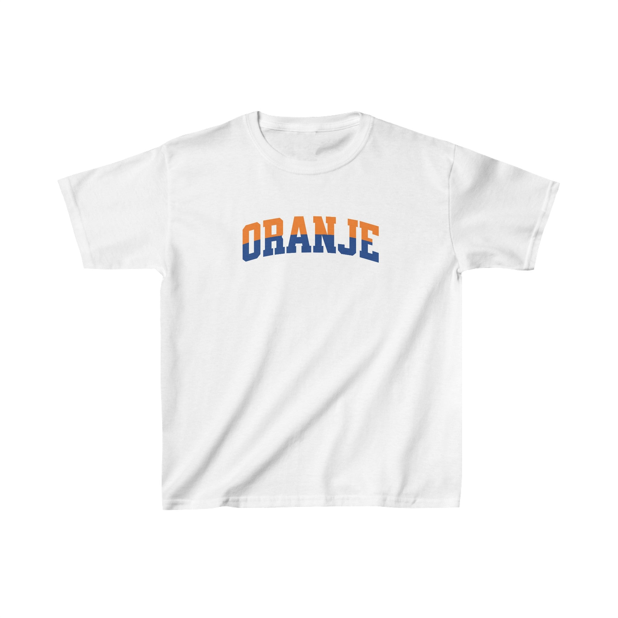 Oranje Cropped T-shirt voor Dames- ORANJE