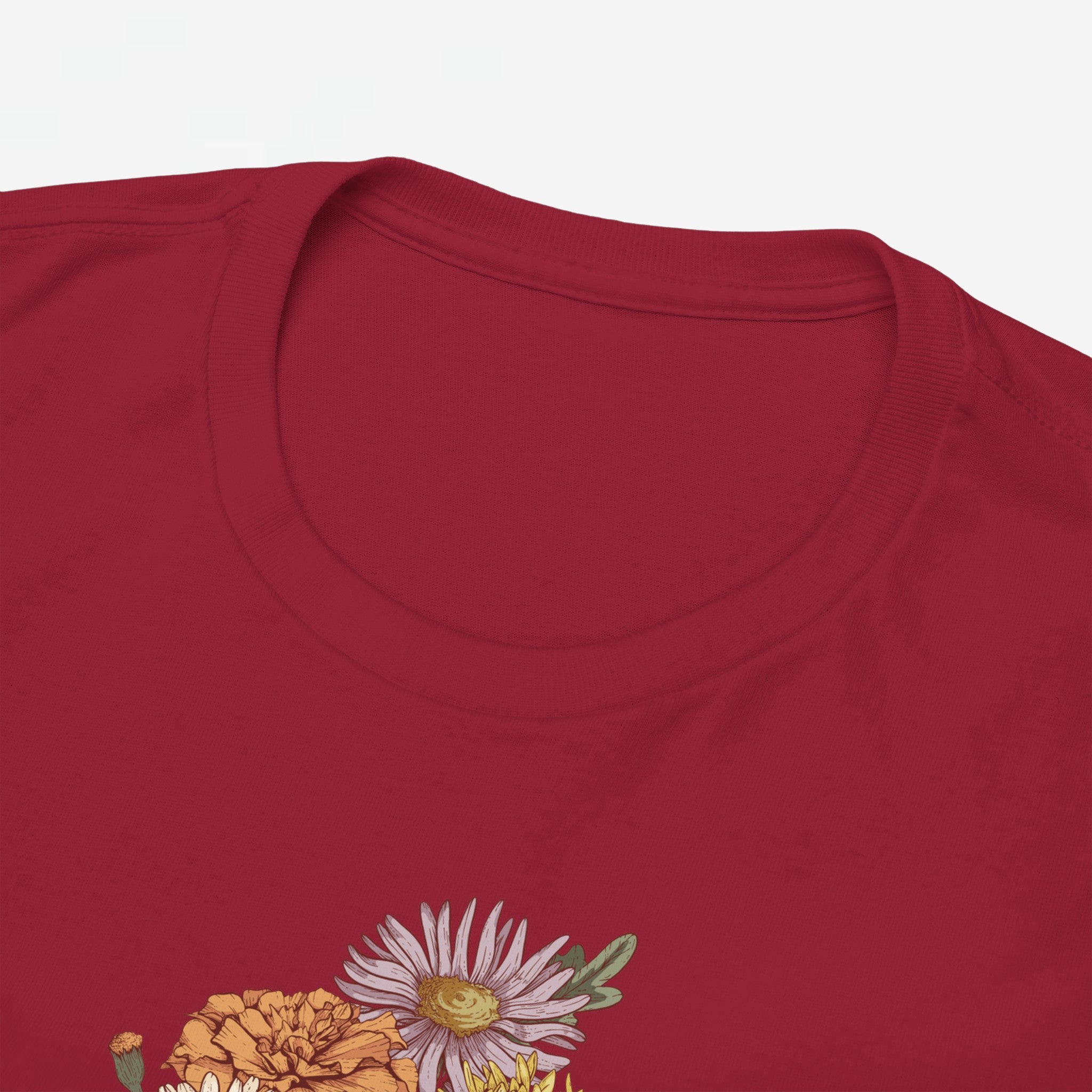 Gepersonaliseerde Moederdag Mama Cadeau - T-shirt - Familie Bloemen boeket met namen - EST [JAAR] (witte tekst)