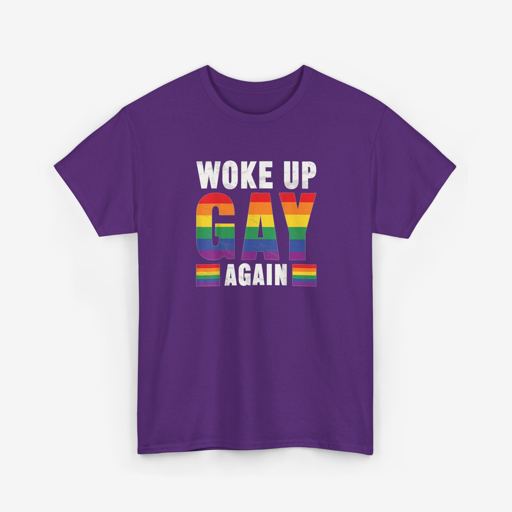 Gay Pride T-shirt - Woke Up Gay Again | SkrrtShirt