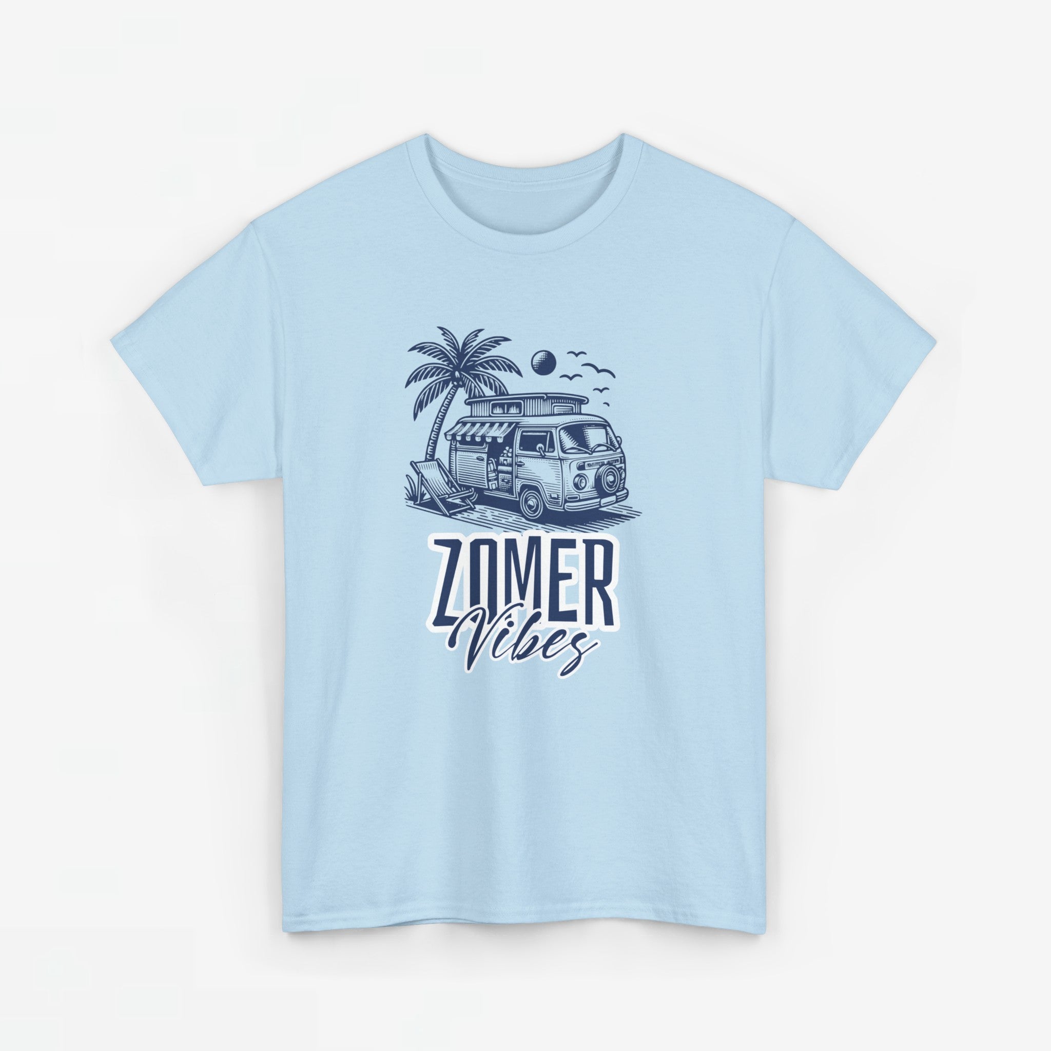 Dames Zomer Oversized T-shirt met print - Camper Zomer Vibes