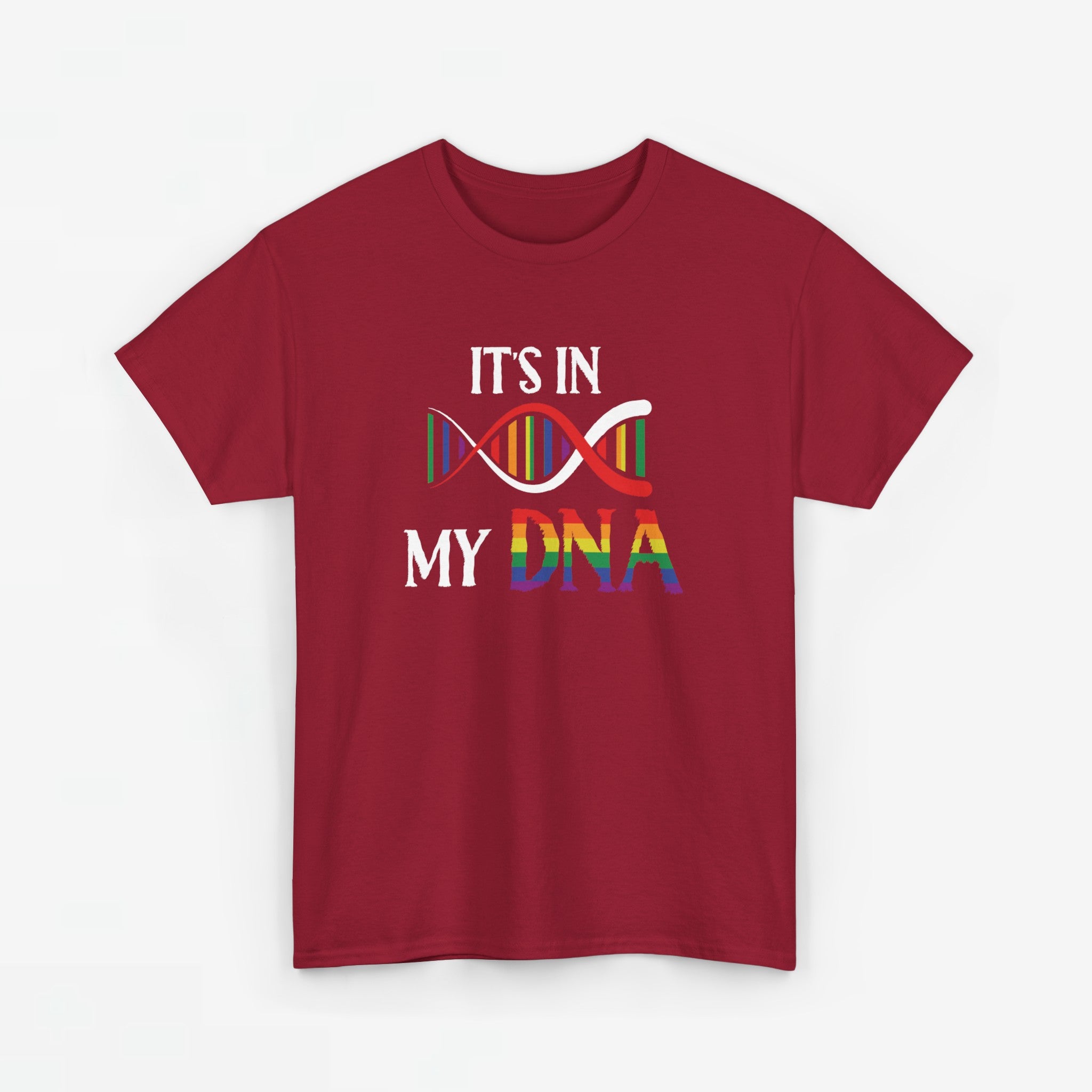 Gay Pride T-shirt - It's In My DNA - Oversized #48