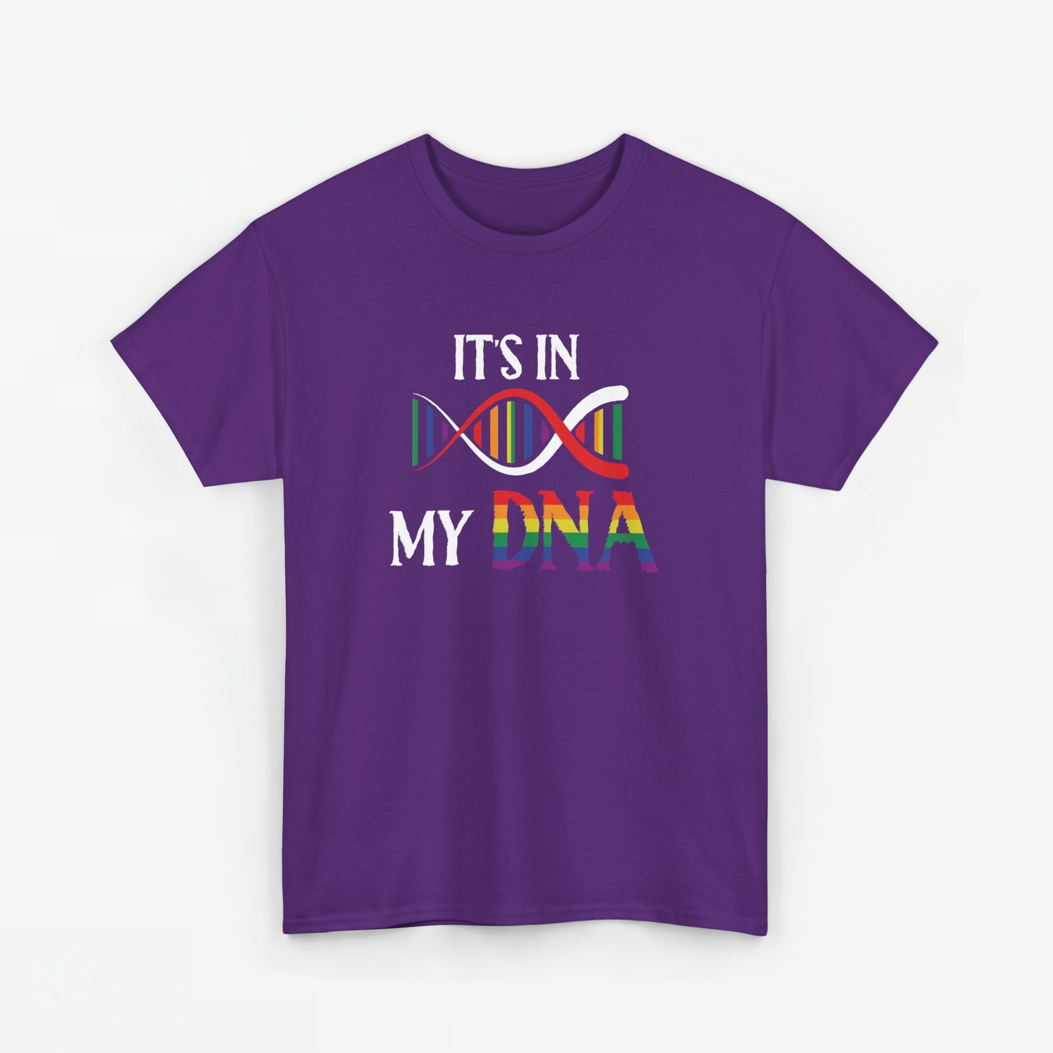 Gay Pride T-shirt - It's In My DNA - Oversized #48