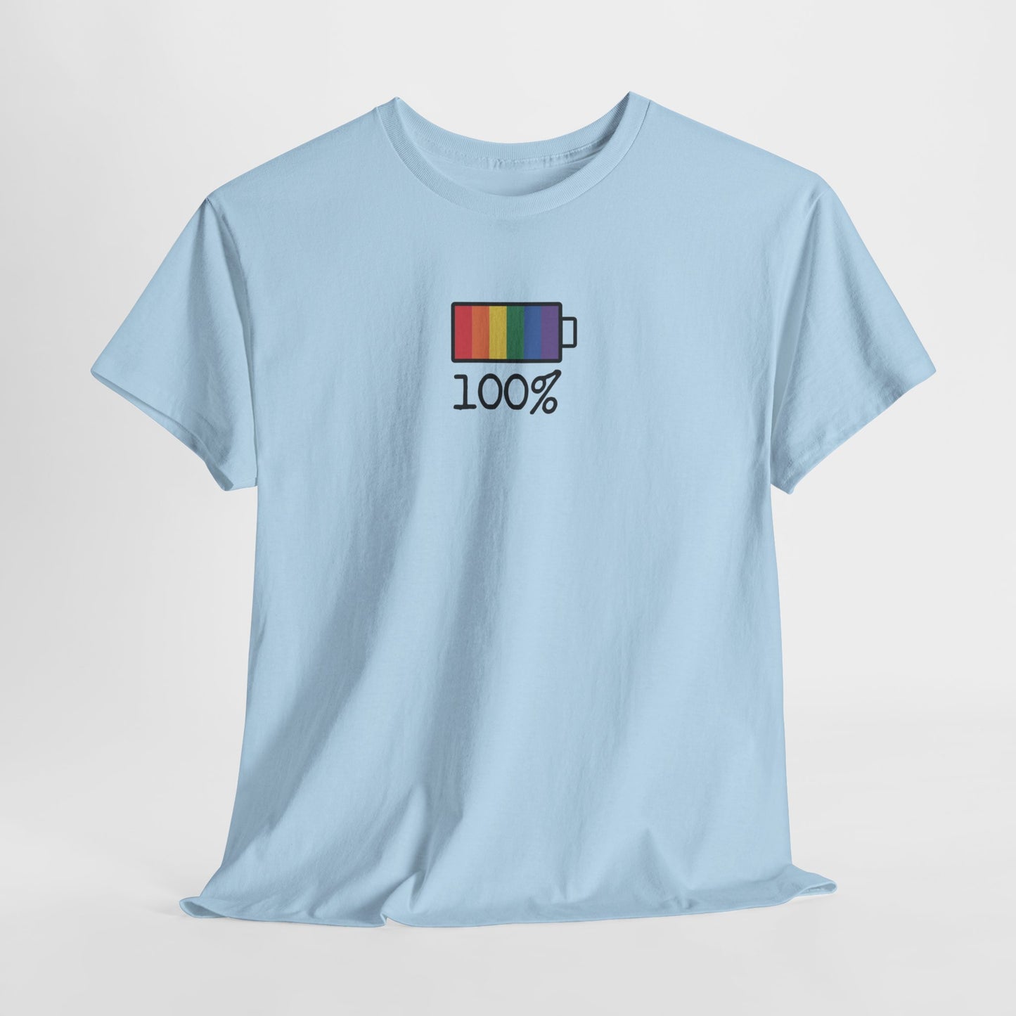 Gay Pride T-shirt - 100% Regenboog - Oversized #33