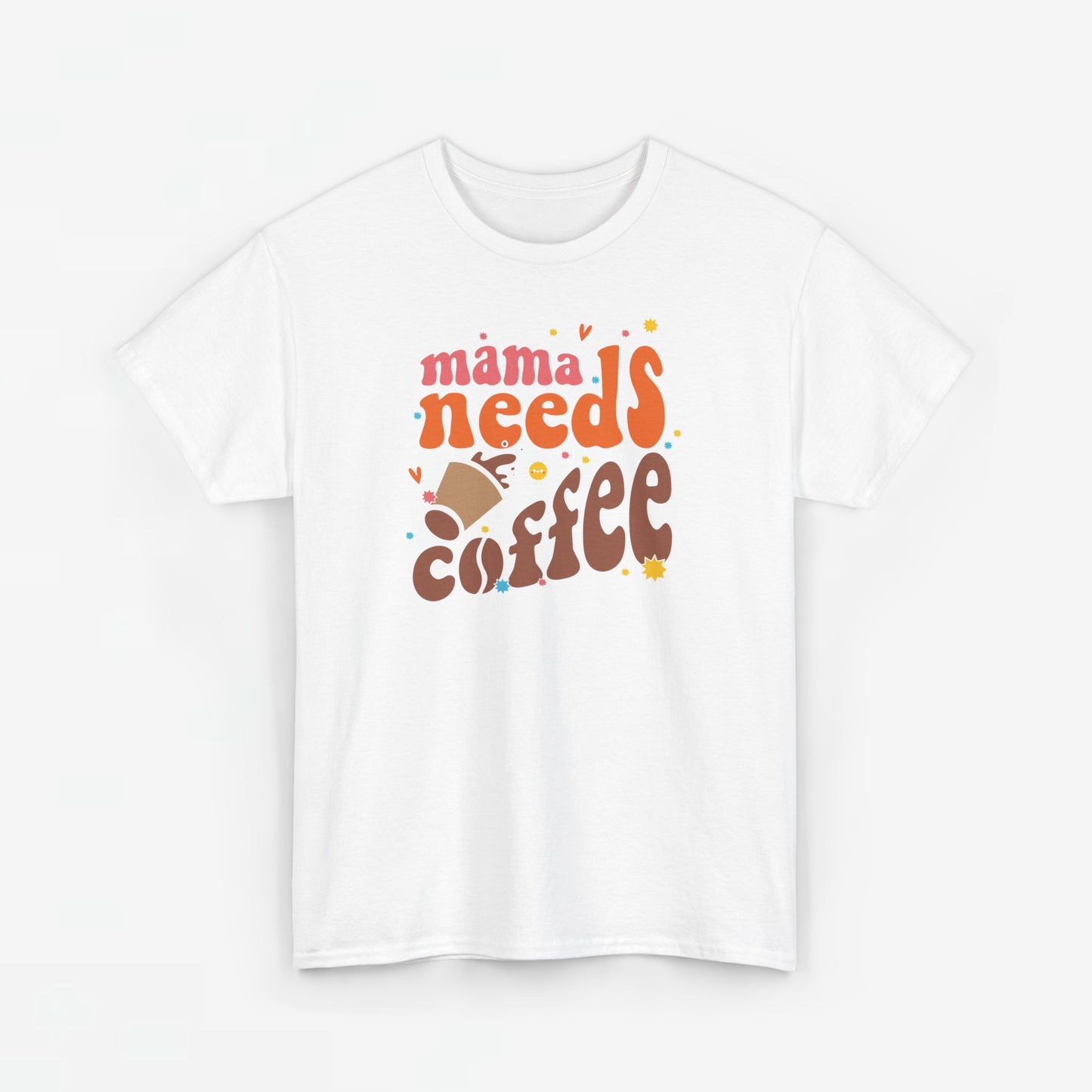 Moederdag Mama Cadeau - T-shirt - Mama Needs Coffee - Oversized - #22