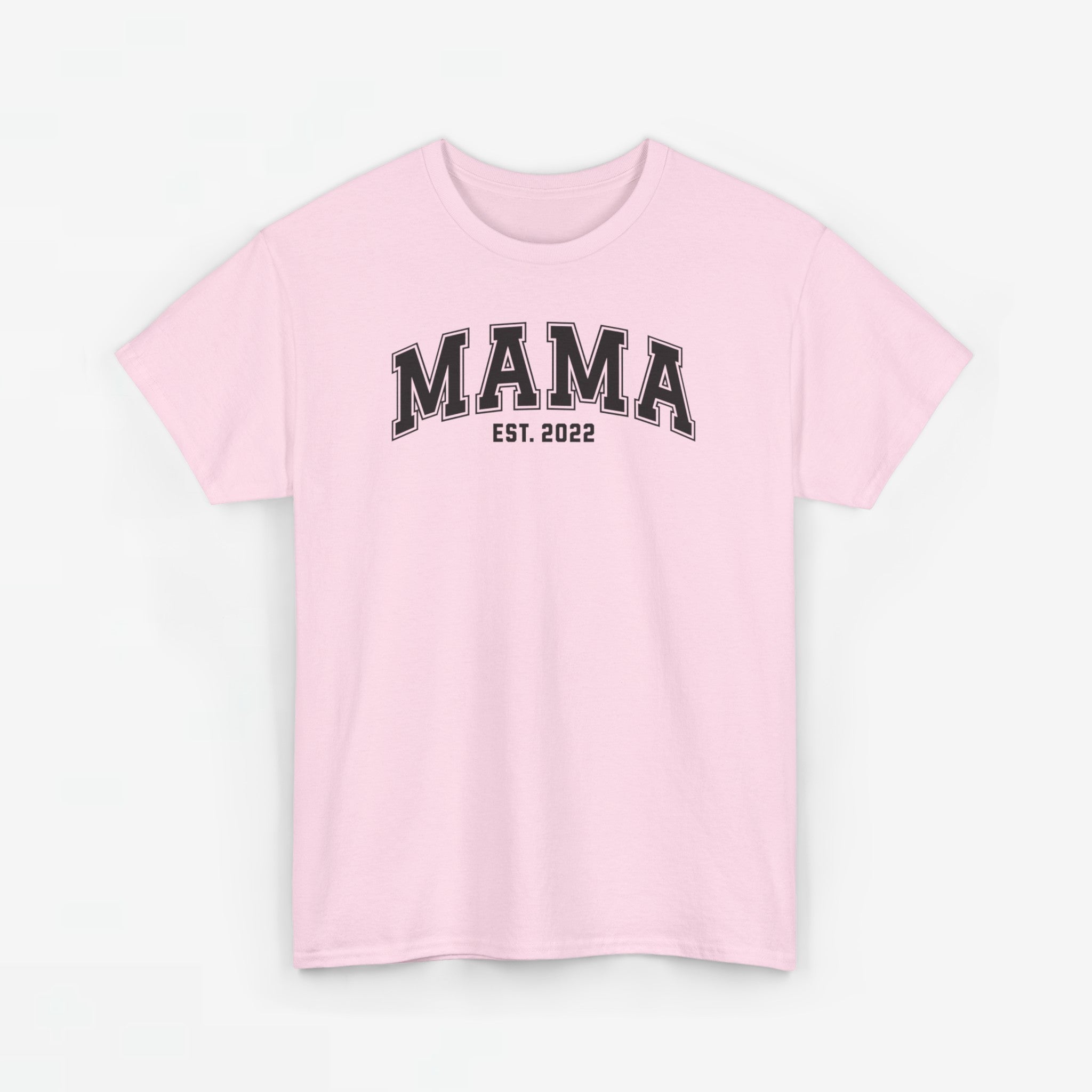 Gepersonaliseerde Moederdag Mama Cadeau - T-shirt - MAMA - EST [Jaar]
