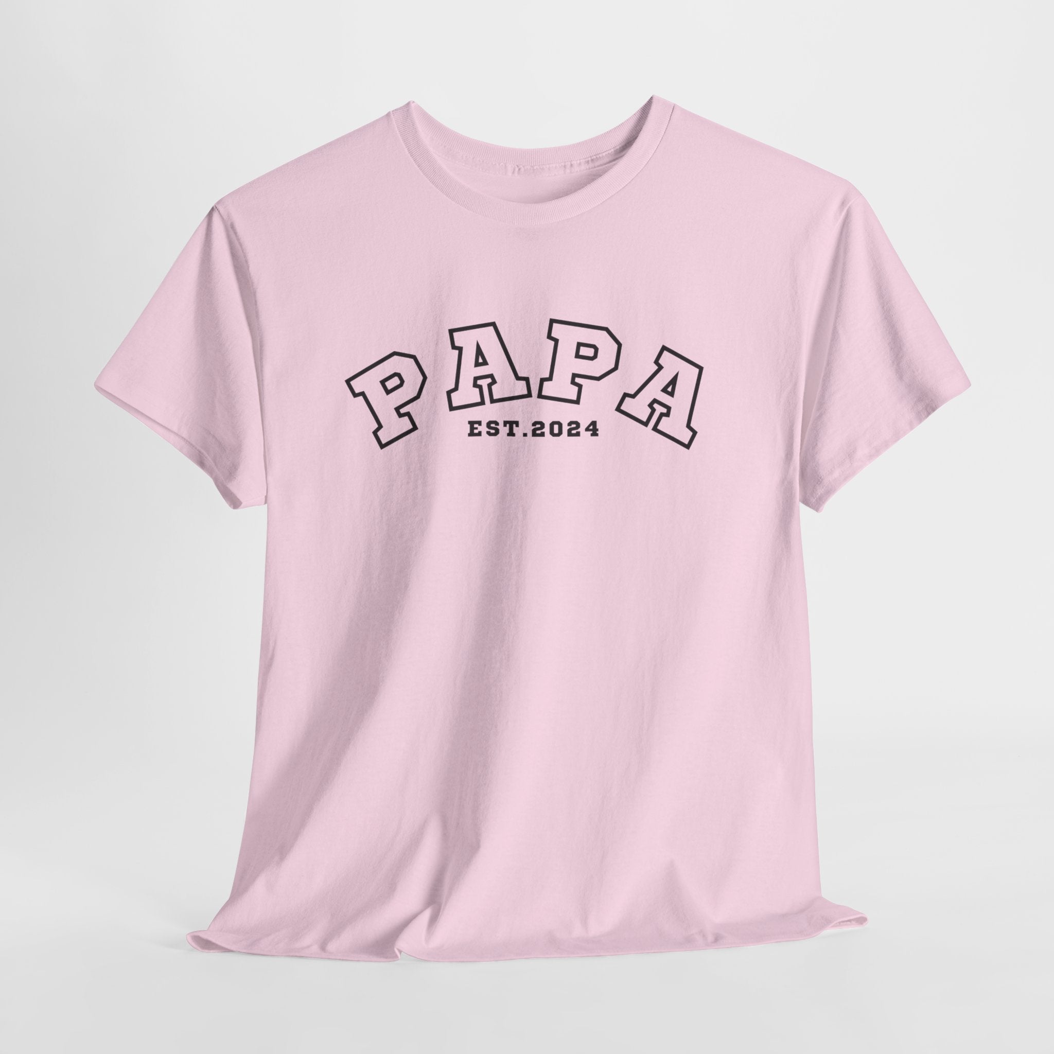 Gepersonaliseerde Vaderdag Papa Cadeau - T-shirt - Papa - EST [Jaar]