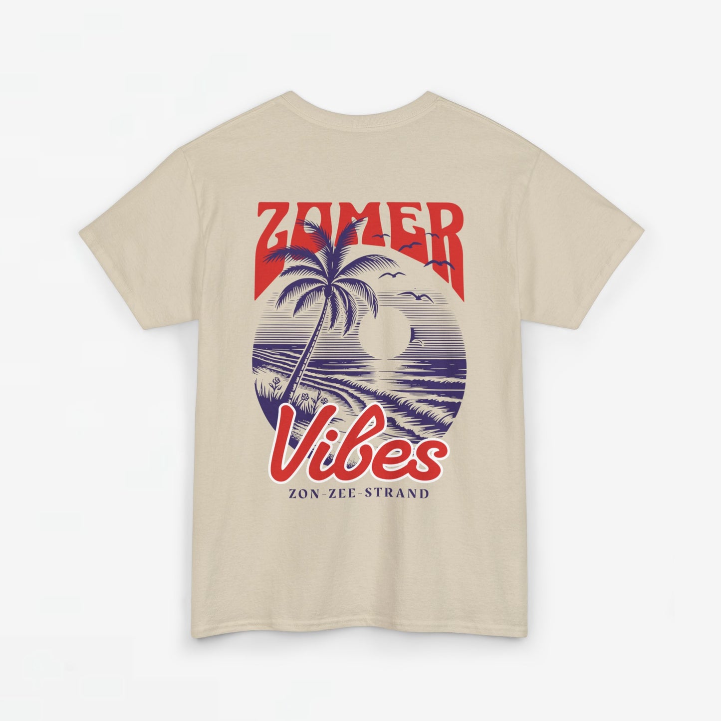 Zomer T-shirt voor Dames - Skrrtshirt Zomervakantie Oversized Tee #1 - Zomer Vibes