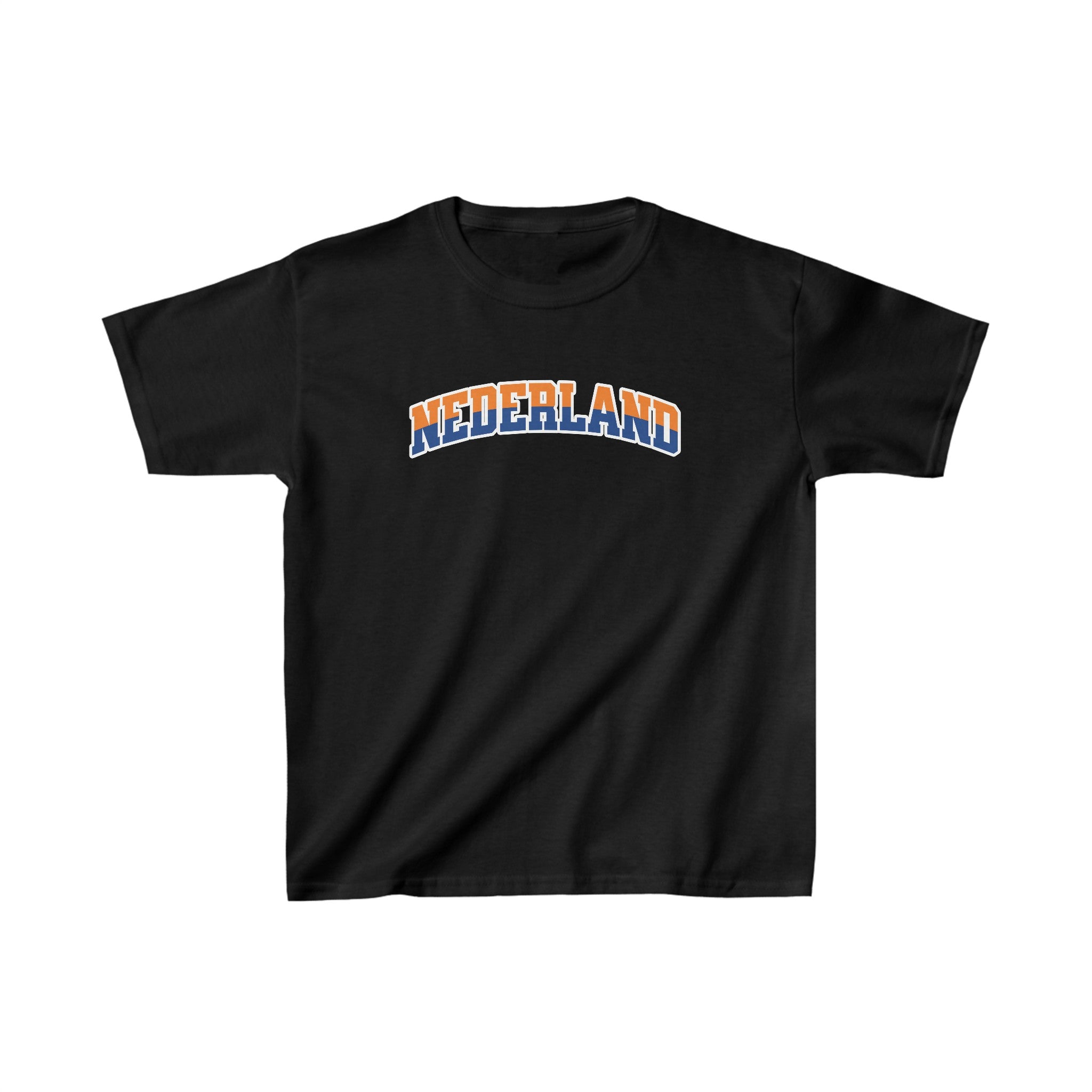 Oranje Cropped T-shirt voor Dames- NEDERLAND