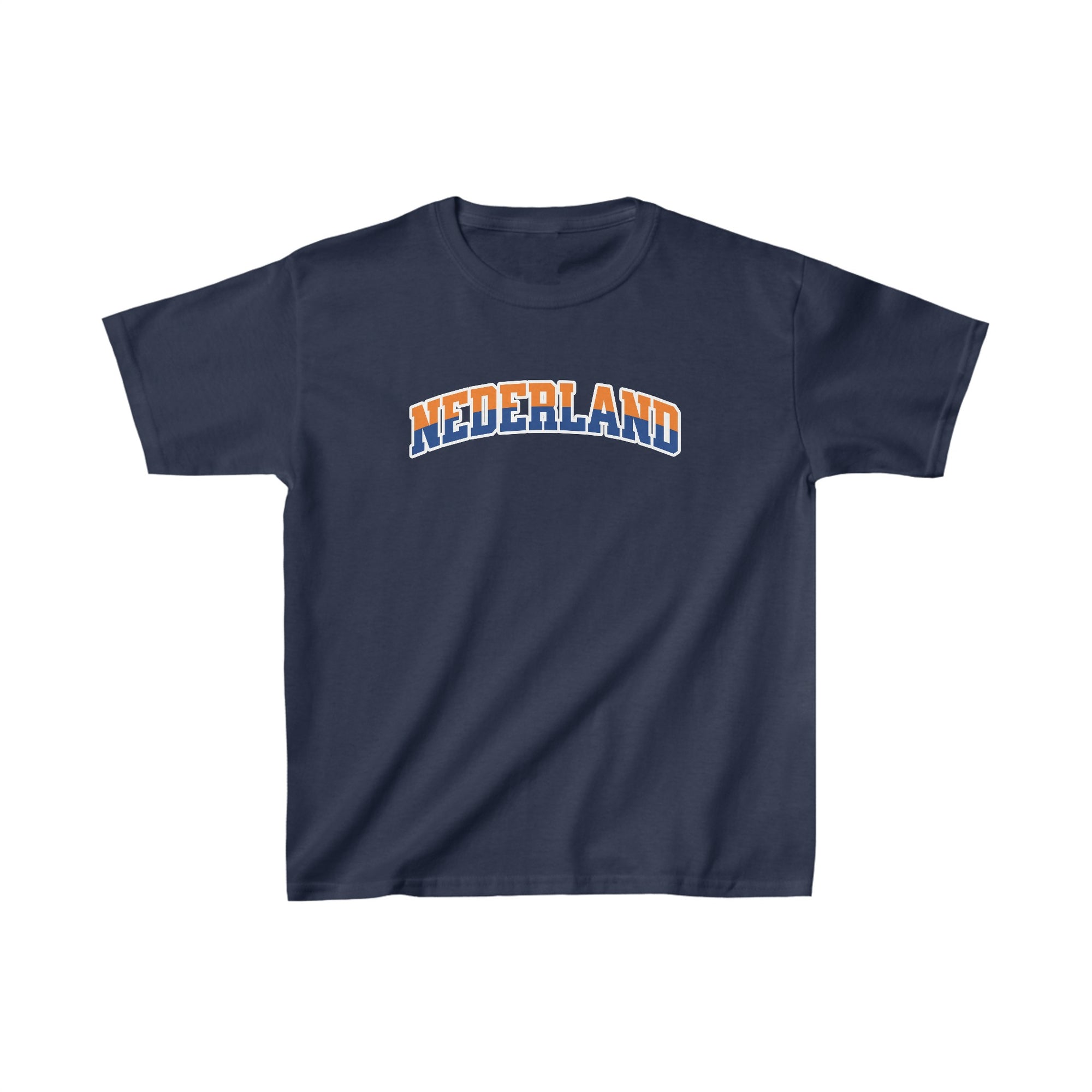 Oranje Cropped T-shirt voor Dames- NEDERLAND