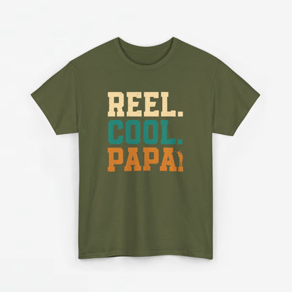 Vaderdag Papa Cadeau - T-shirt -Reel Cool Papa - Oversized #34