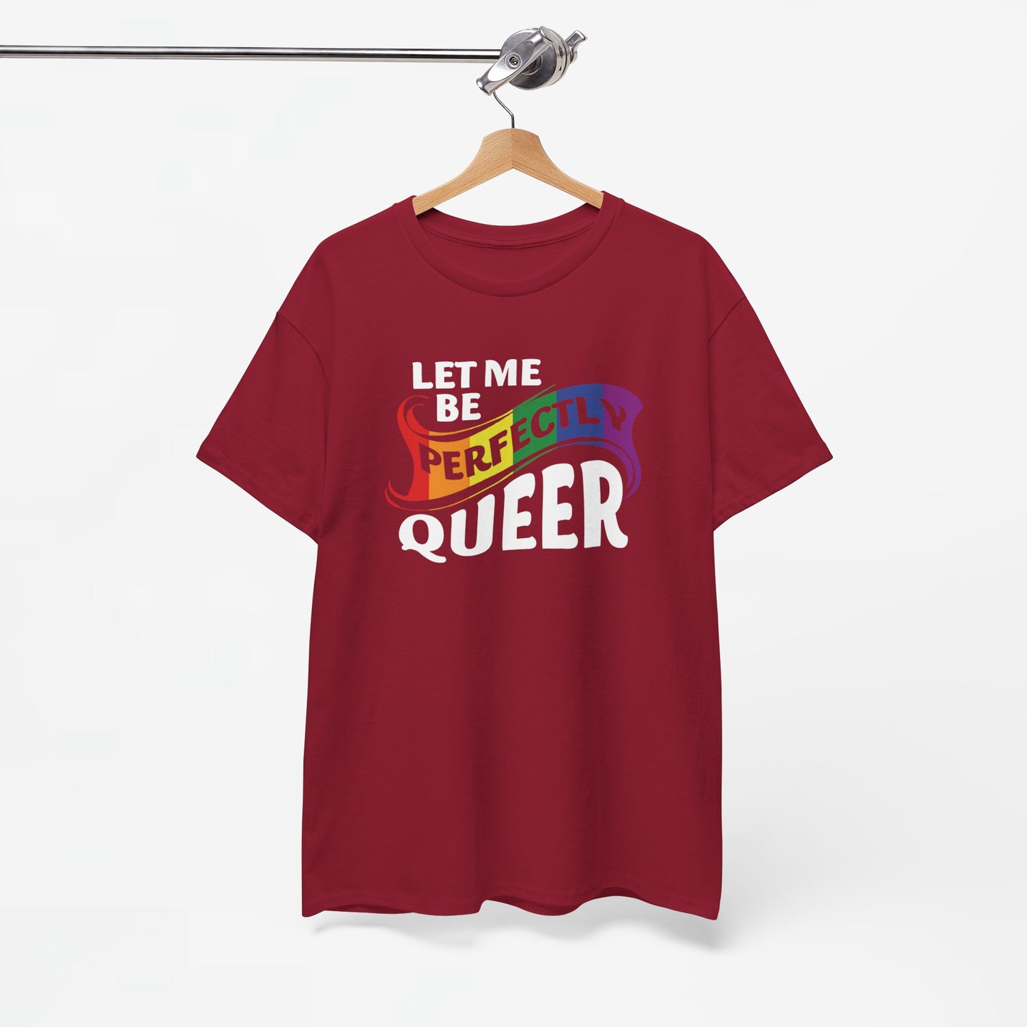 Gay Pride T-shirt - Let Me Be Perfectly Queer - Oversized #40