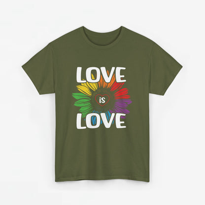 Gay Pride T-shirt - Love is Love - Oversized #65