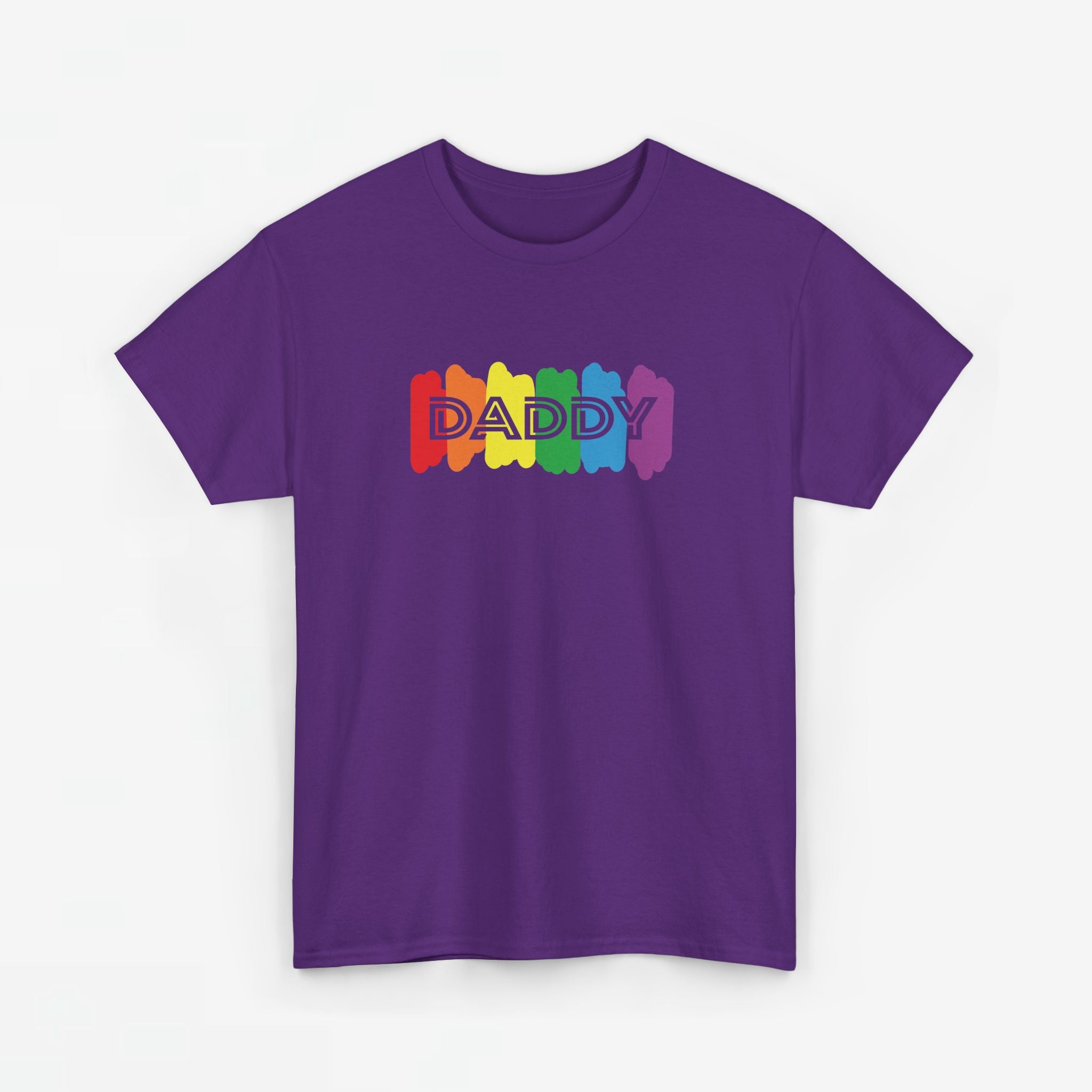 Gay Pride T-shirt - Regenboog Daddy - Oversized #64