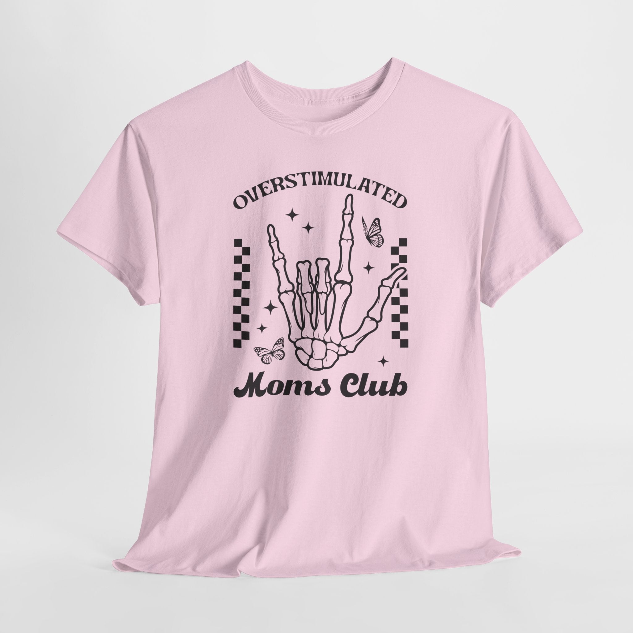 Moederdag Mama Cadeau - T-shirt - Overstimulated Moms Club - Oversized - #50