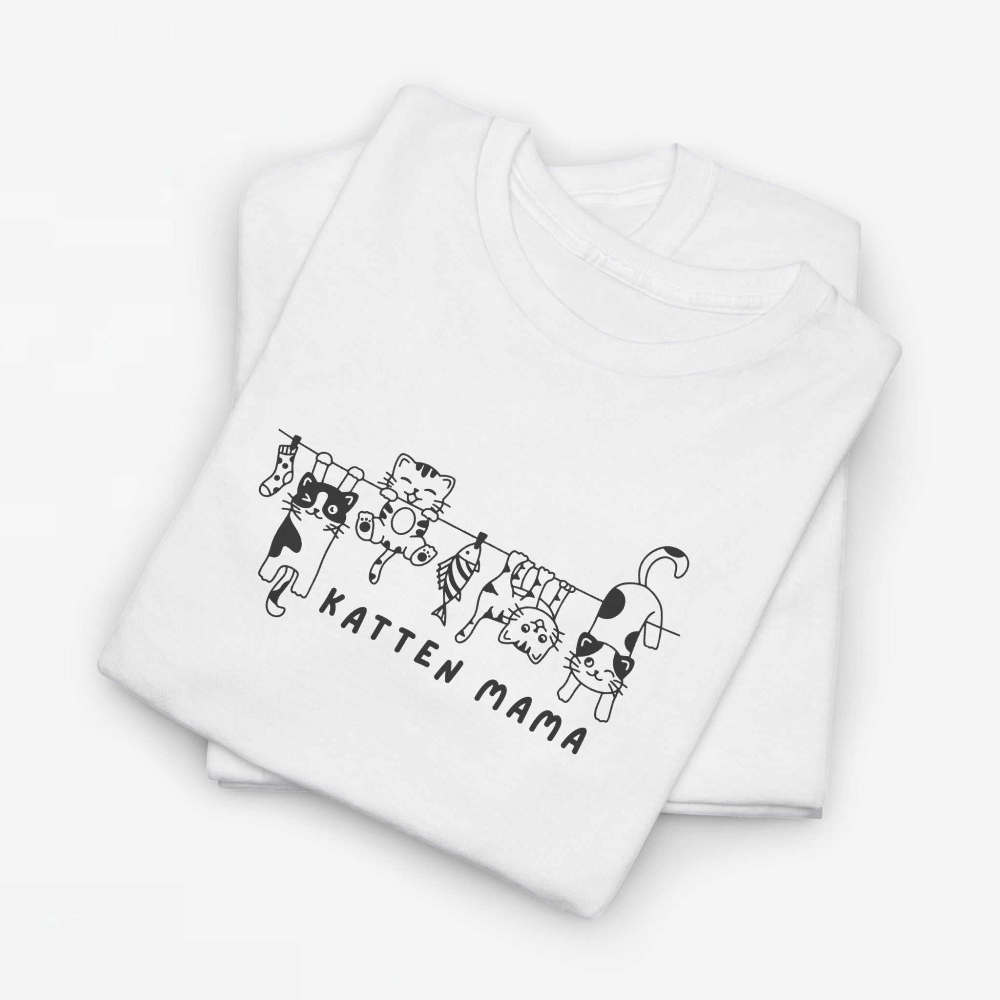 Moederdag Mama Cadeau - T-shirt - Katten Mama - Oversized - #63