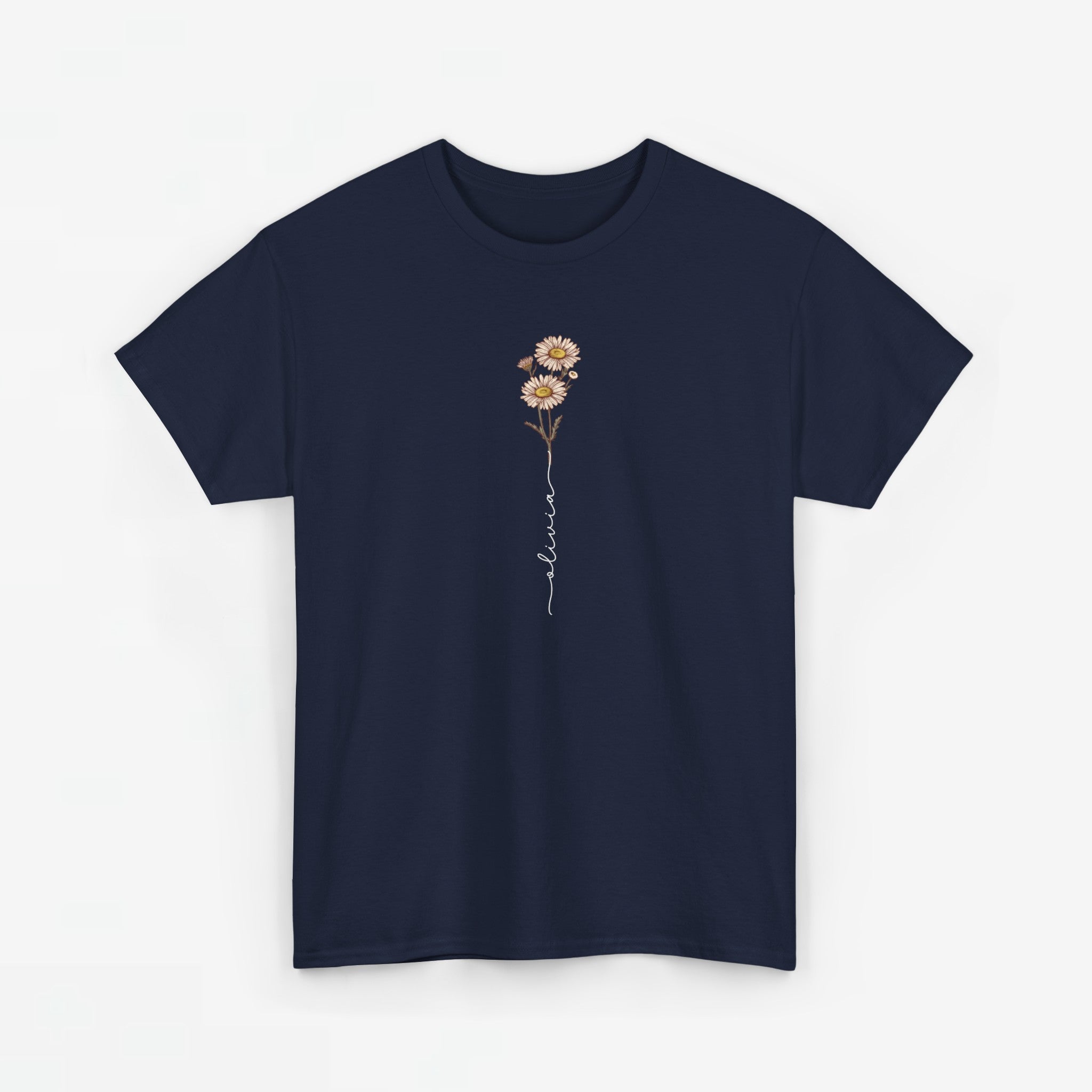 Gepersonaliseerde Moederdag Mama Cadeau - T-shirt - Geboortemaand bloem met naam