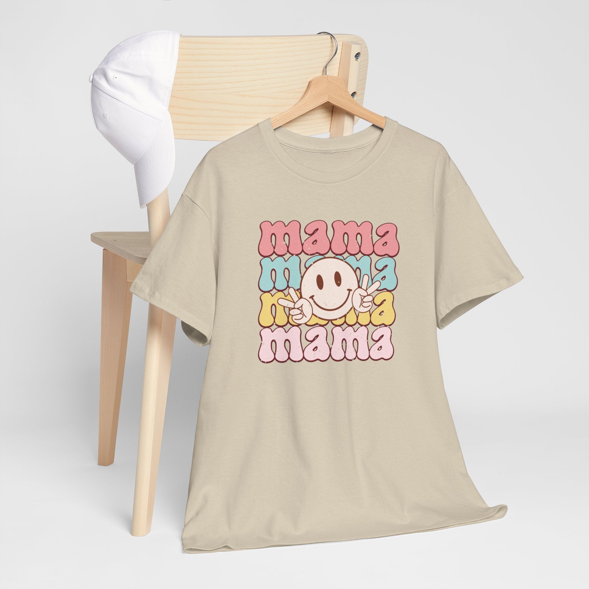 Moederdag Mama Cadeau - T-shirt - Happy Mama - Oversized - #53