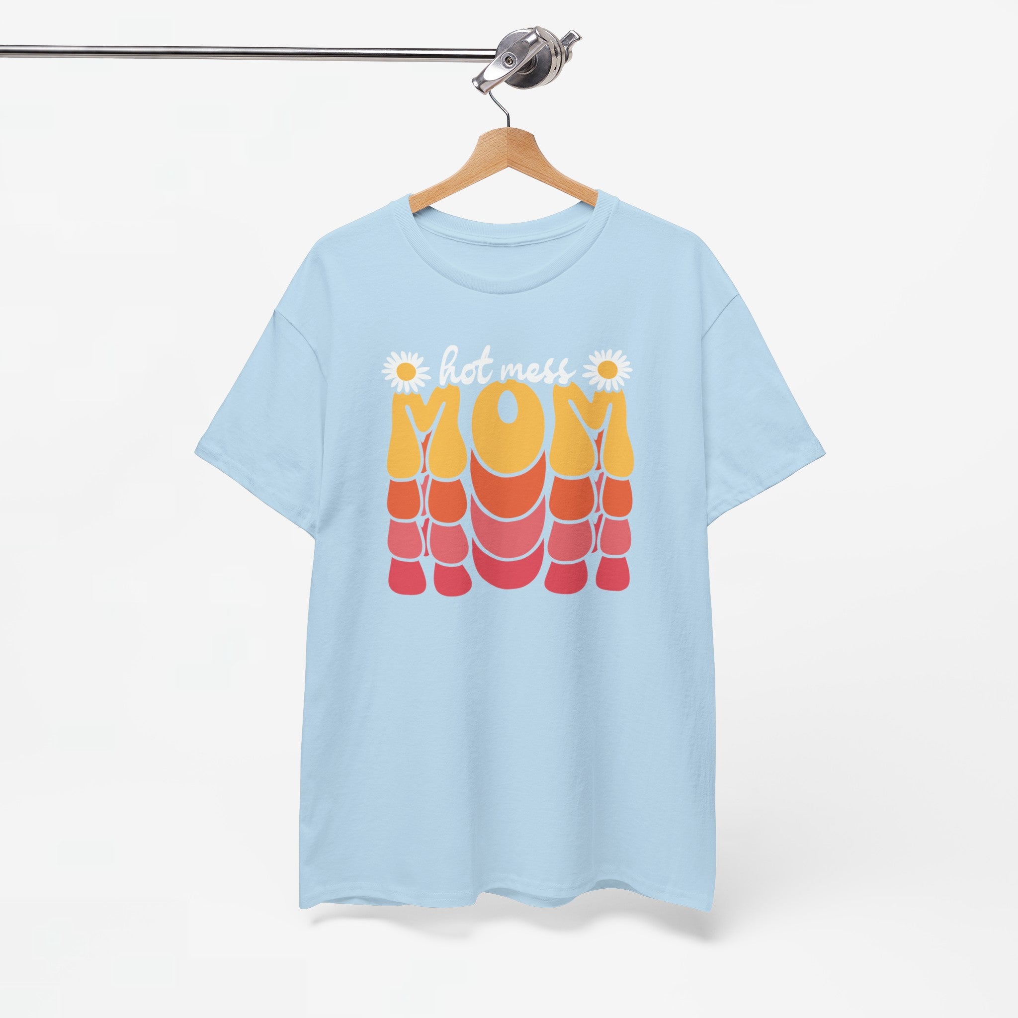 Moederdag Mama Cadeau - T-shirt - Hot Mess Mom - Oversized - #31