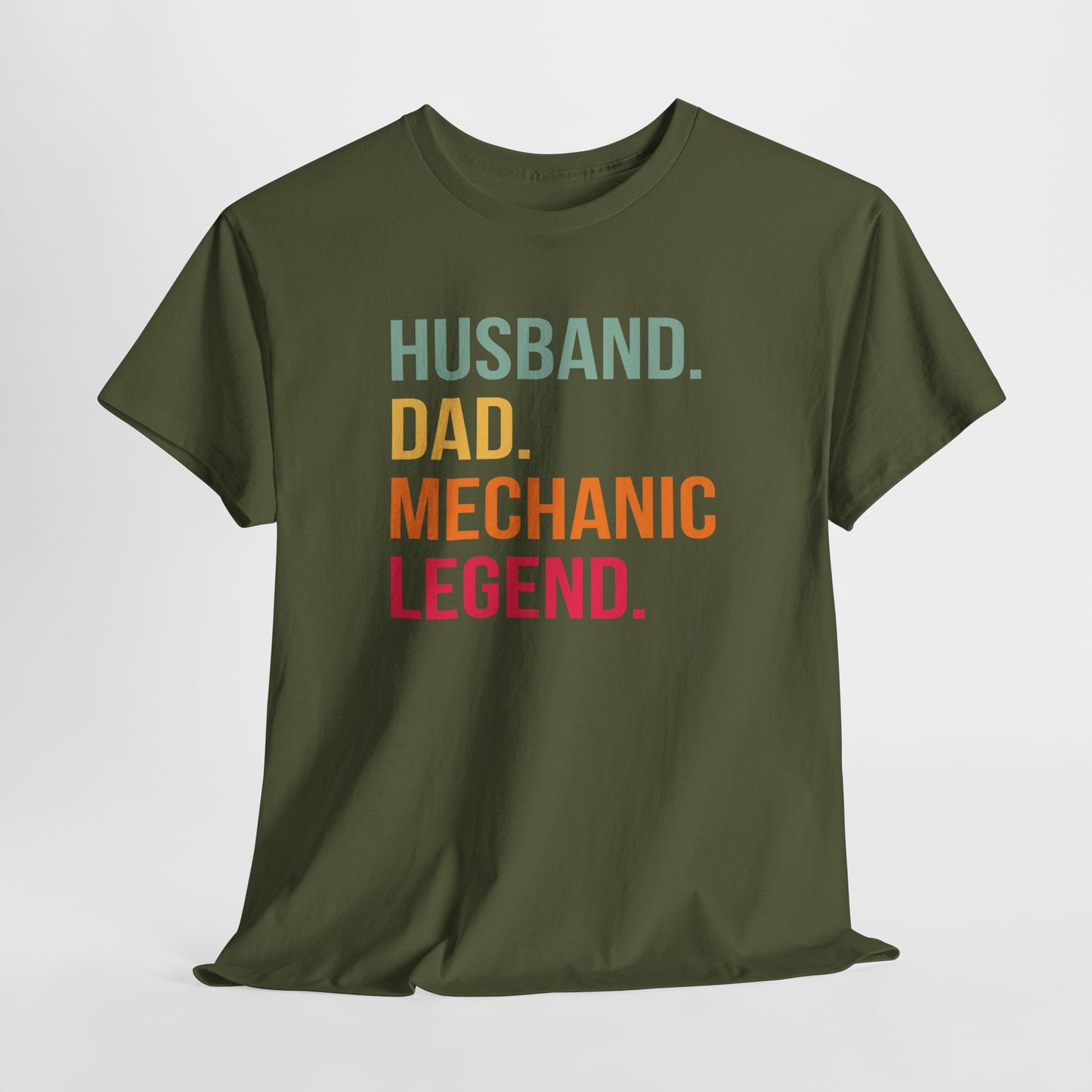 Vaderdag Papa Cadeau - T-shirt - Husband Dad Mechanic Legend - Oversized #46