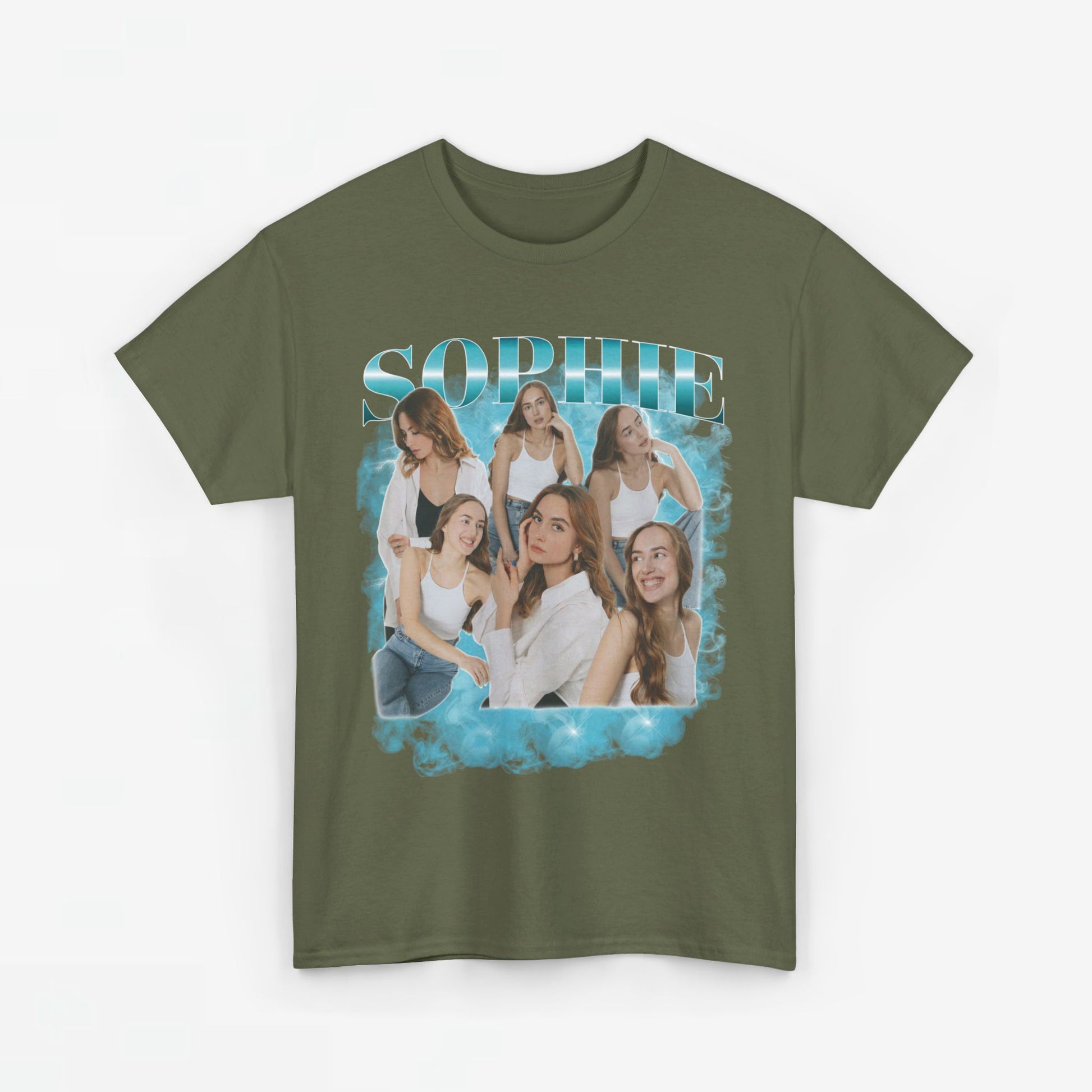 Gepersonaliseerde Cadeau - Vriendin/Vrouw Foto T-shirt - Grappige 90s Bootleg Shirt