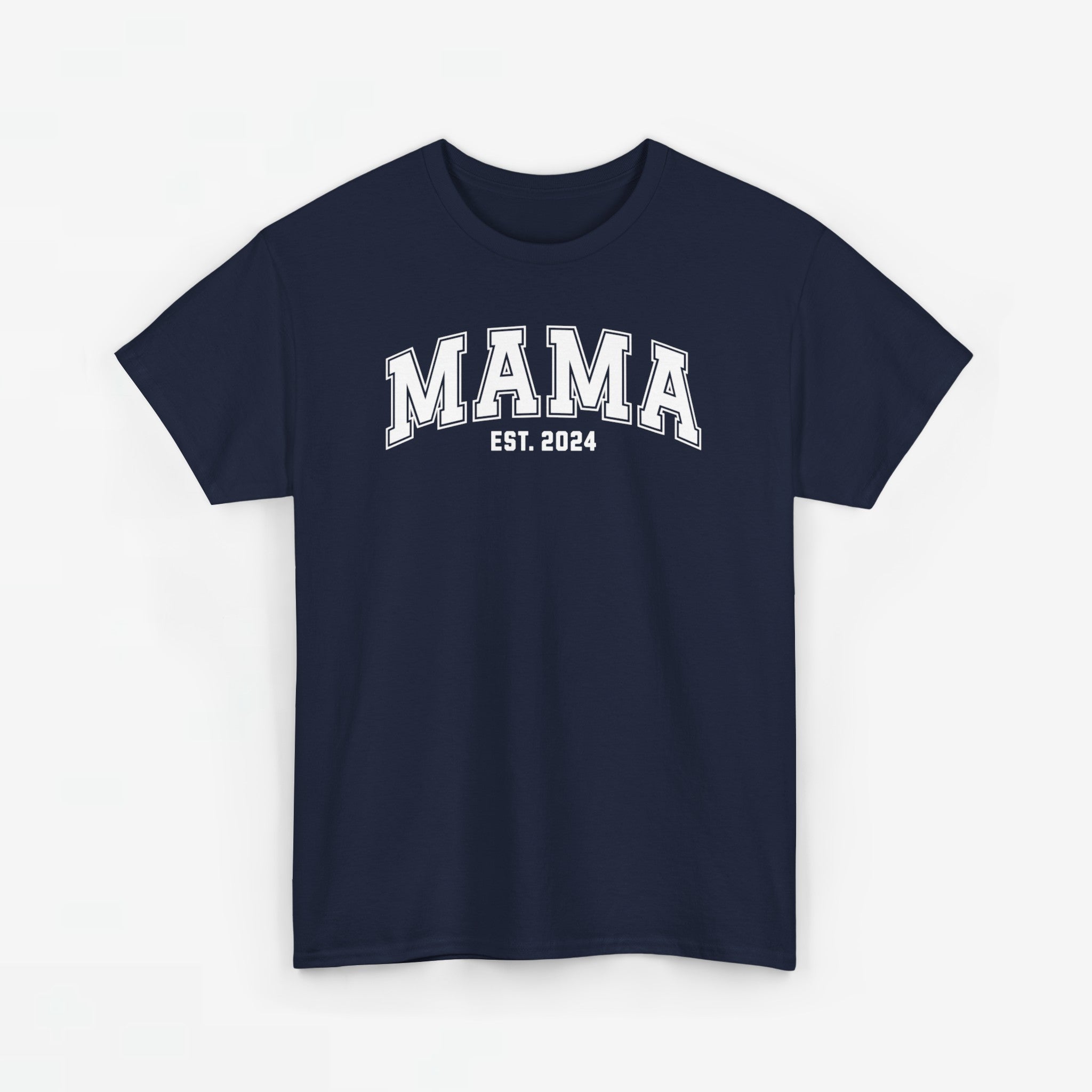 Gepersonaliseerde Moederdag Mama Cadeau - T-shirt - MAMA - EST [Jaar]