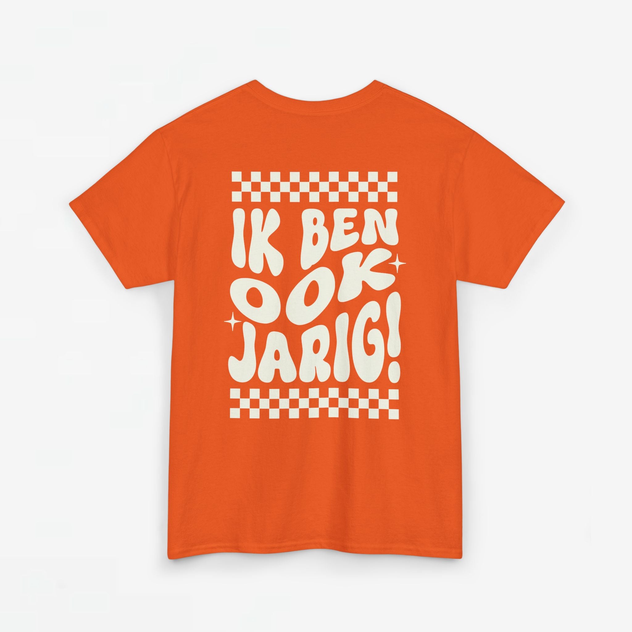 Ik ben ook jarig! | Back Print | Koningsdag T-shirt | Oversized