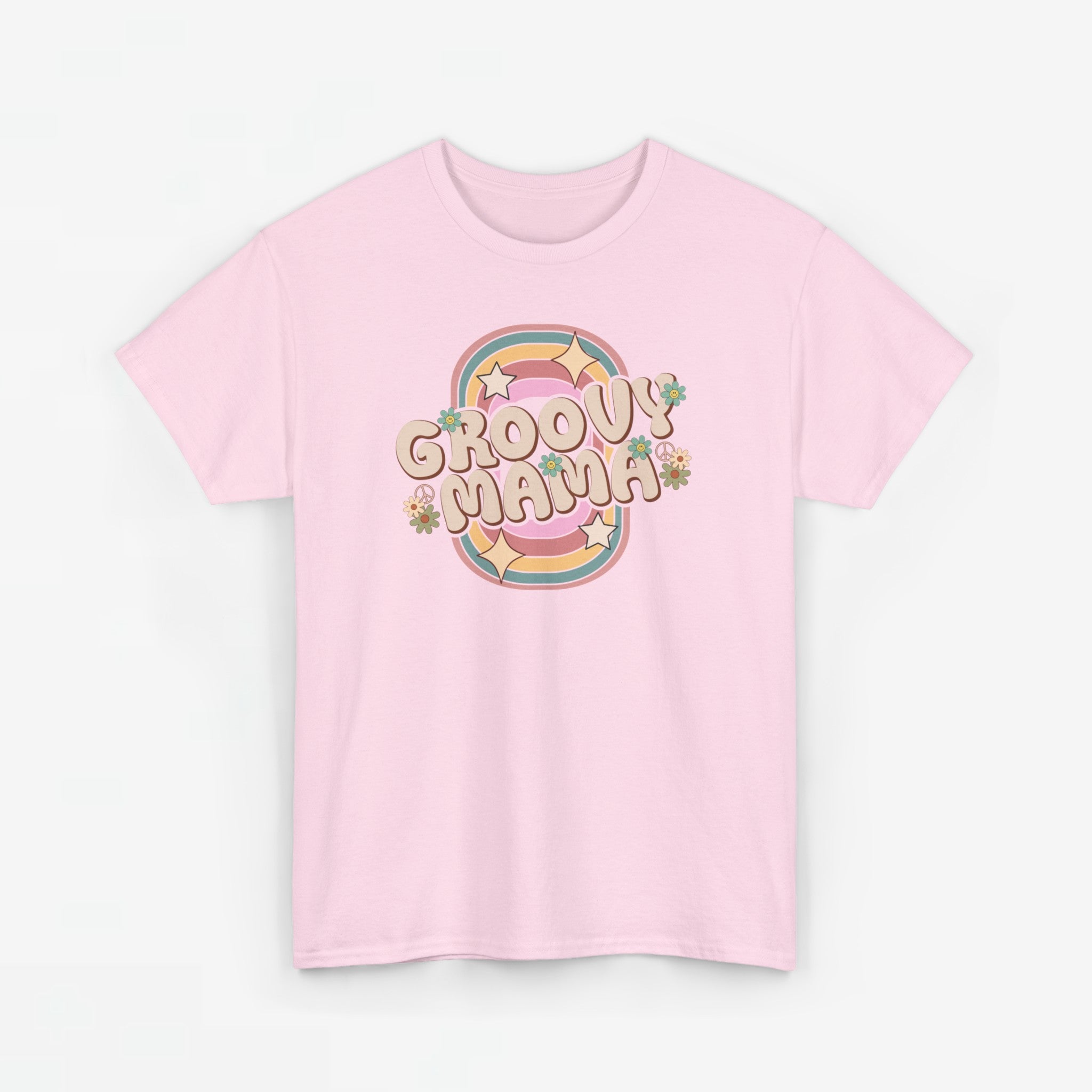 Moederdag Mama Cadeau - T-shirt - Groovy Mama - Oversized - #45