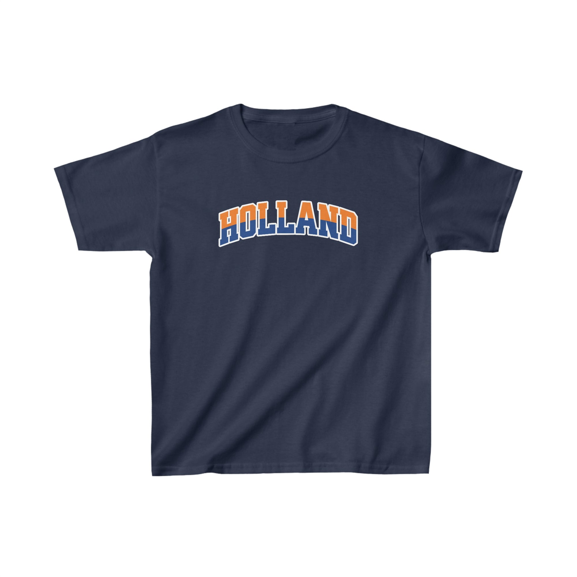 Oranje Cropped T-shirt voor Dames- HOLLAND