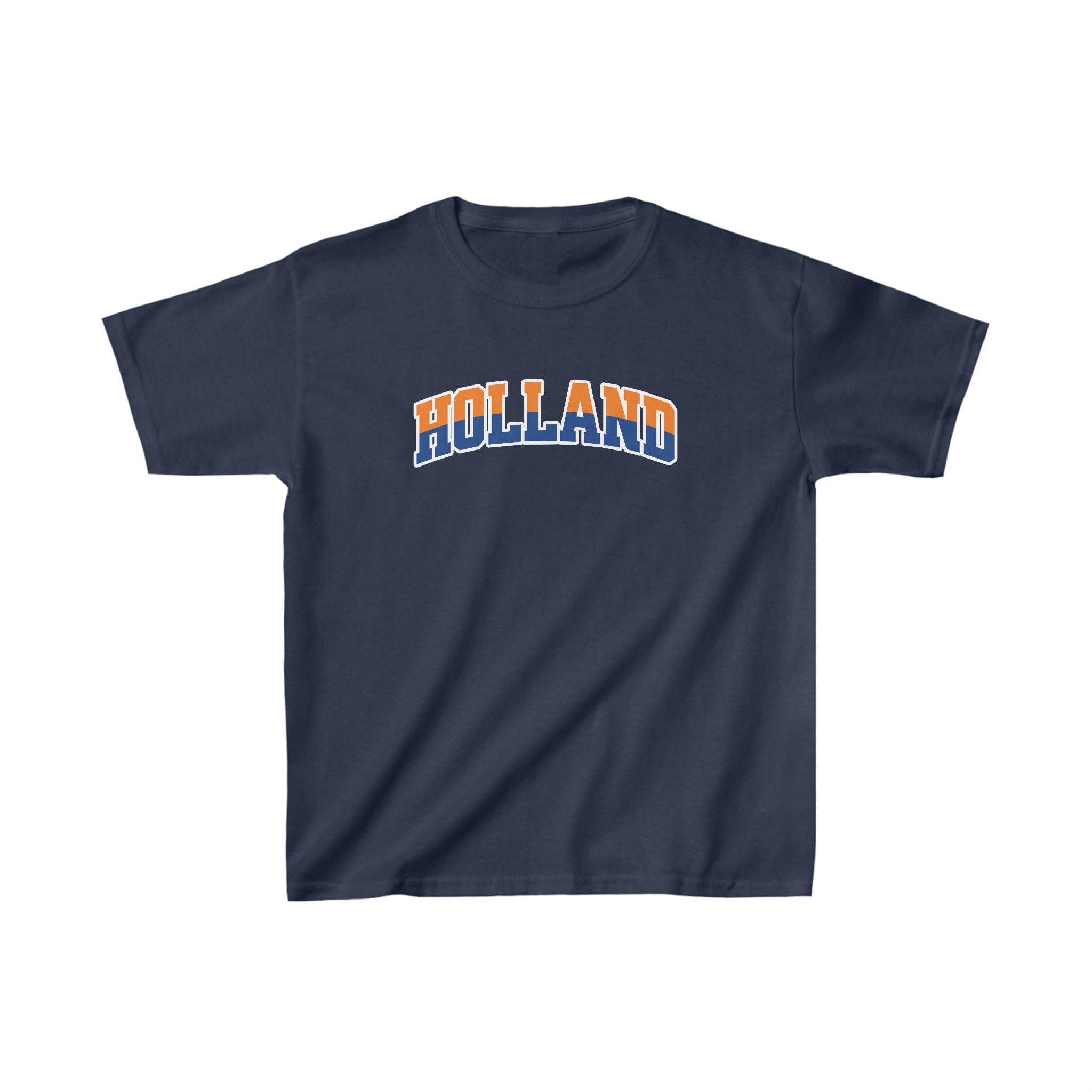 Oranje Cropped T-shirt voor Dames- HOLLAND