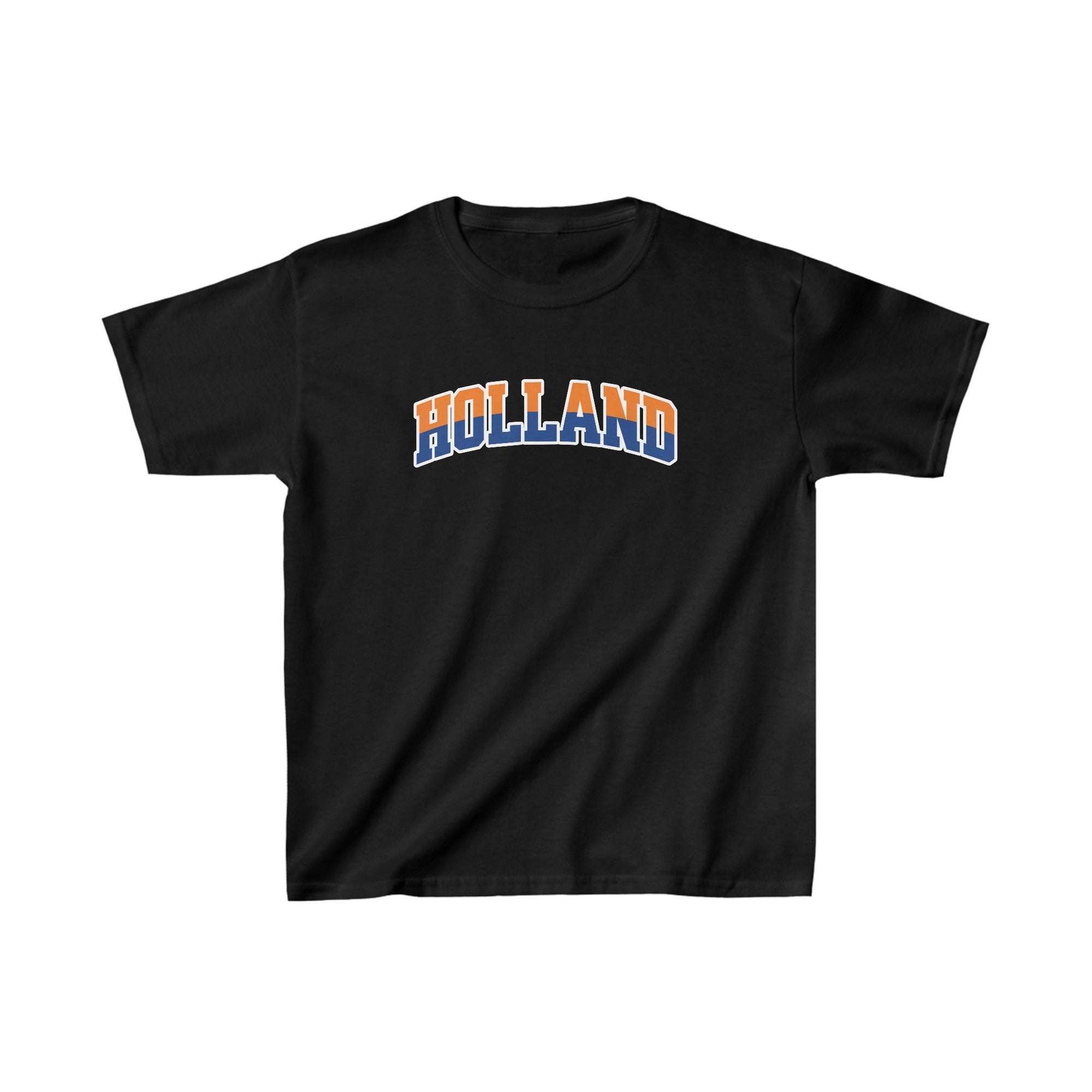 Oranje Cropped T-shirt voor Dames- HOLLAND