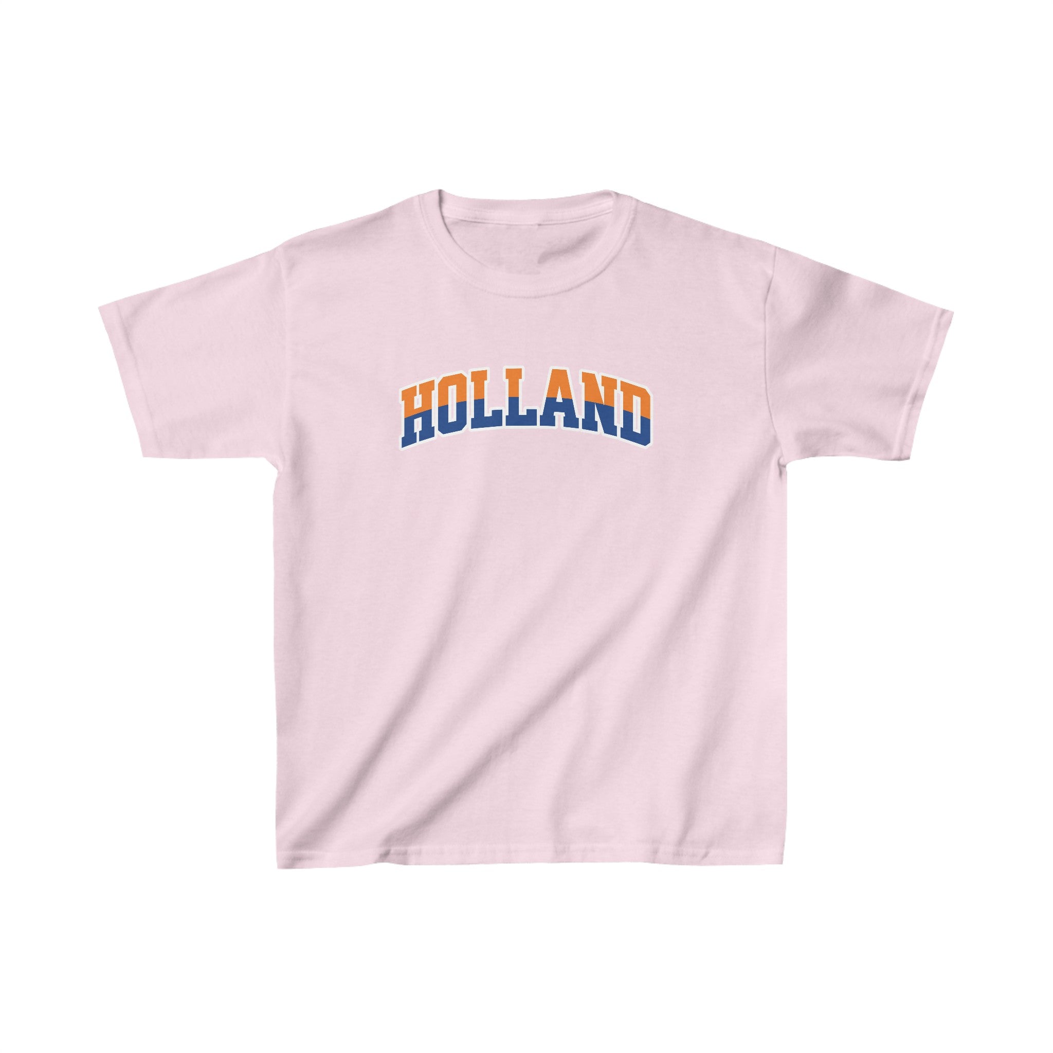 Oranje Cropped T-shirt voor Dames- HOLLAND