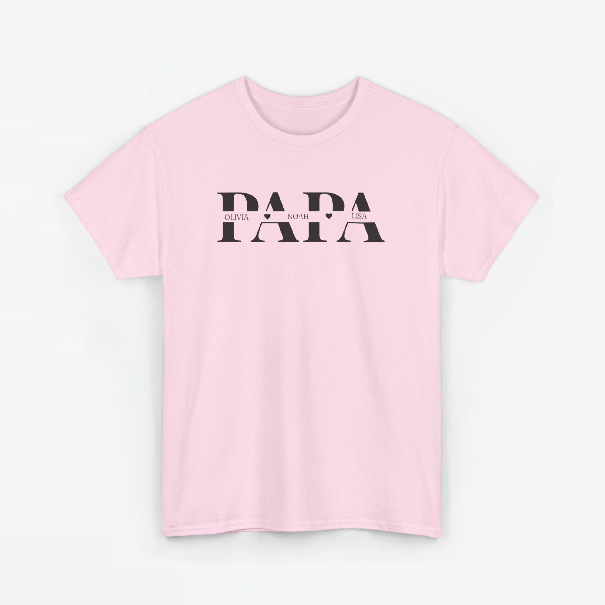 Gepersonaliseerde Vaderdag Papa Cadeau - T-shirt - Papa met namen