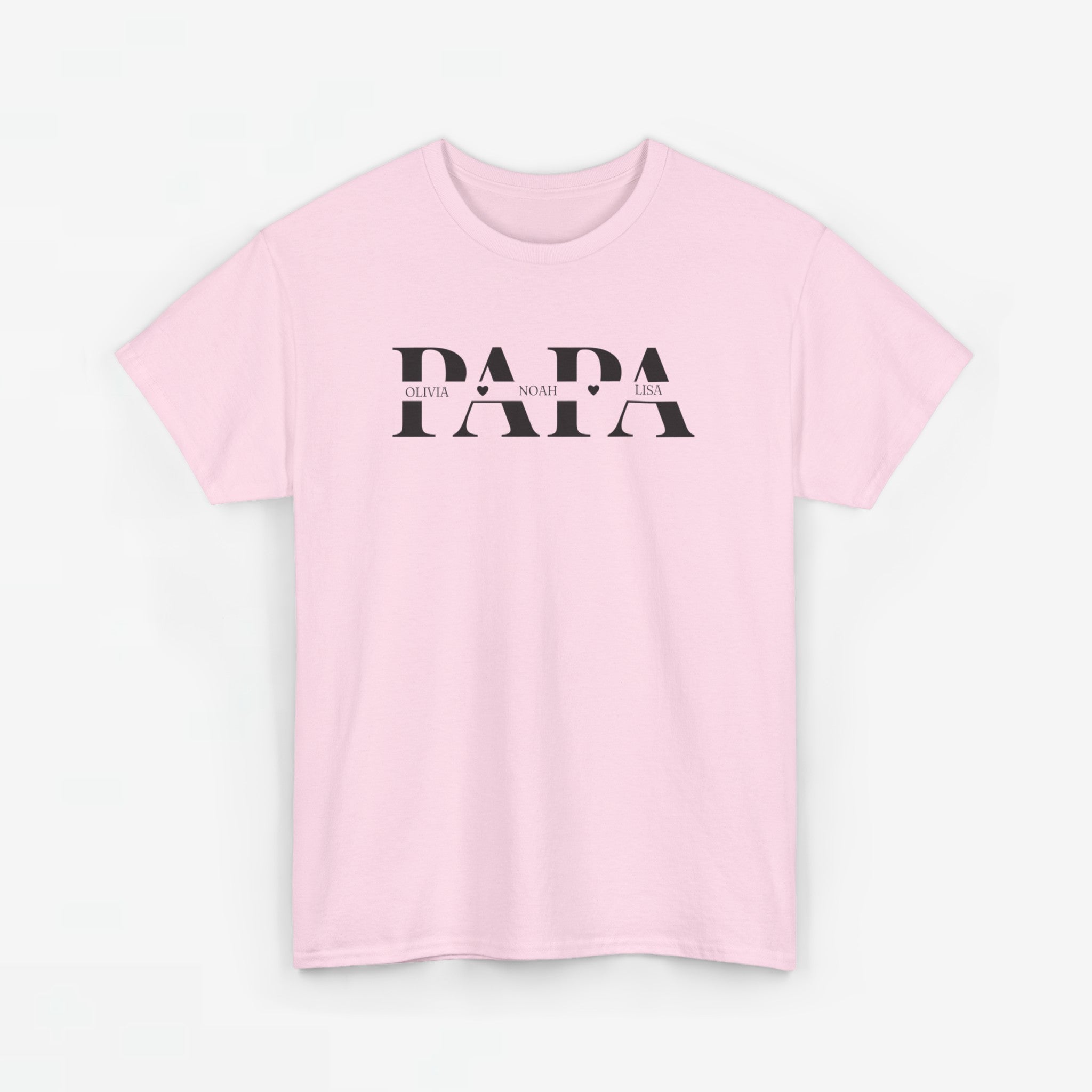 Gepersonaliseerde Vaderdag Papa Cadeau - T-shirt - Papa met namen