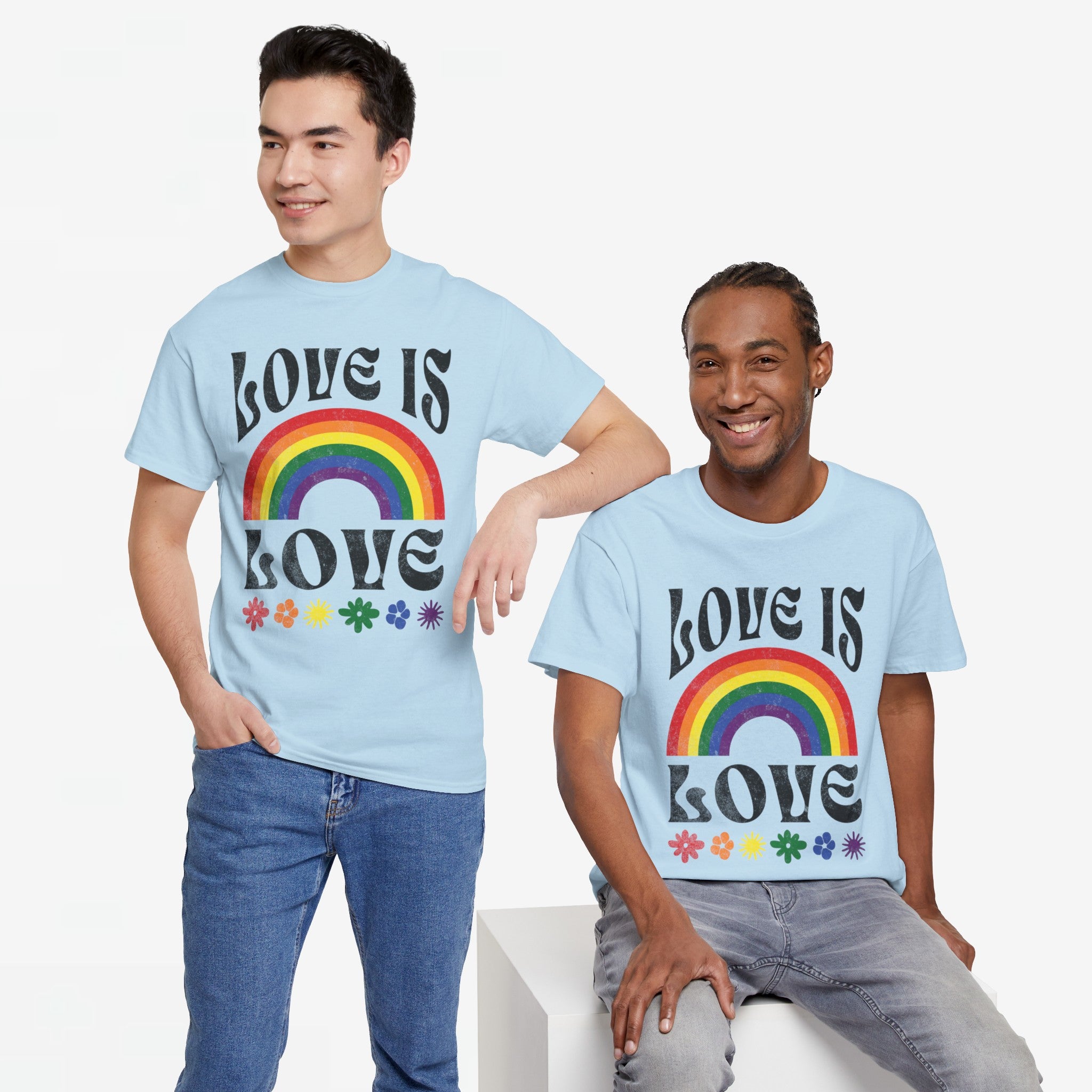 Gay Pride T-shirt - Love is love- Oversized #53