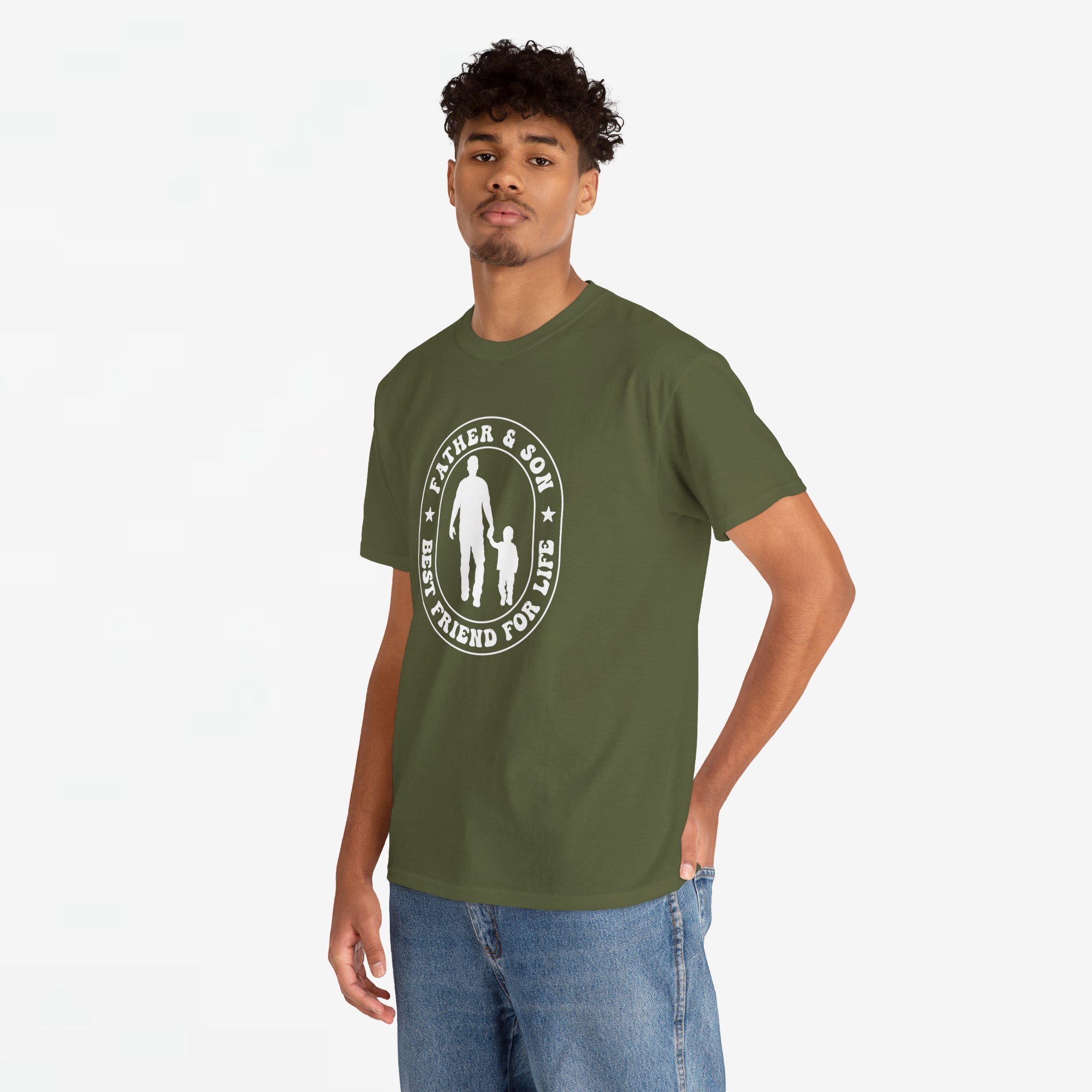 Vaderdag Papa Cadeau - T-shirt - Father & Son Best friend for life - Oversized #20