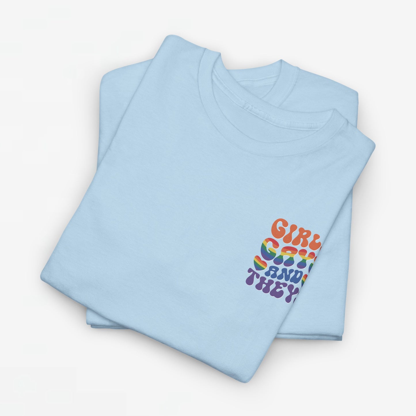 Gay Pride T-shirt - Girls Gays and Theys - Back Print - Oversized #21